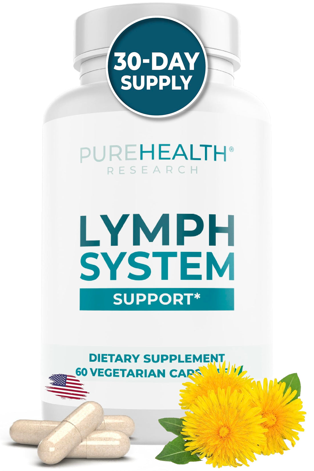 PUREHEALTH RESEARCH Lymph System Support Supplement - Lymphatic Drainage Supplement PUREHEALTH RESEARCH buy supplements canada