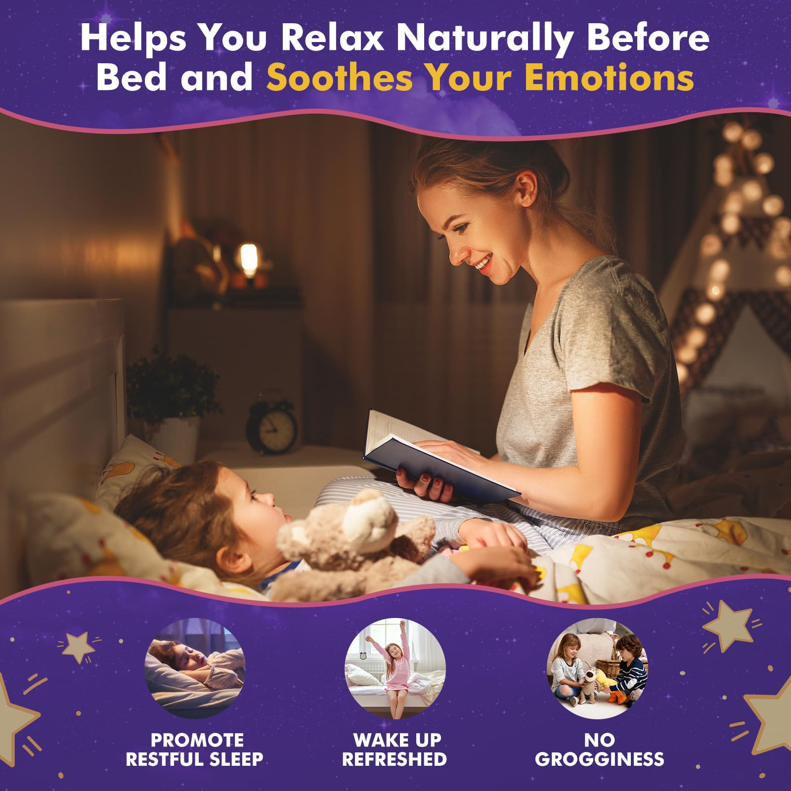 Magnesium Glycinate Gummies for Kids 4+ & Adults- Magnesium Glycinate 150/300 mg for Natural Sleep, Relaxation & Calm Support, Melatonin Free, Sugar Free Strawberry Flavor, 60 Ct LUCNVEM buy supplements canada