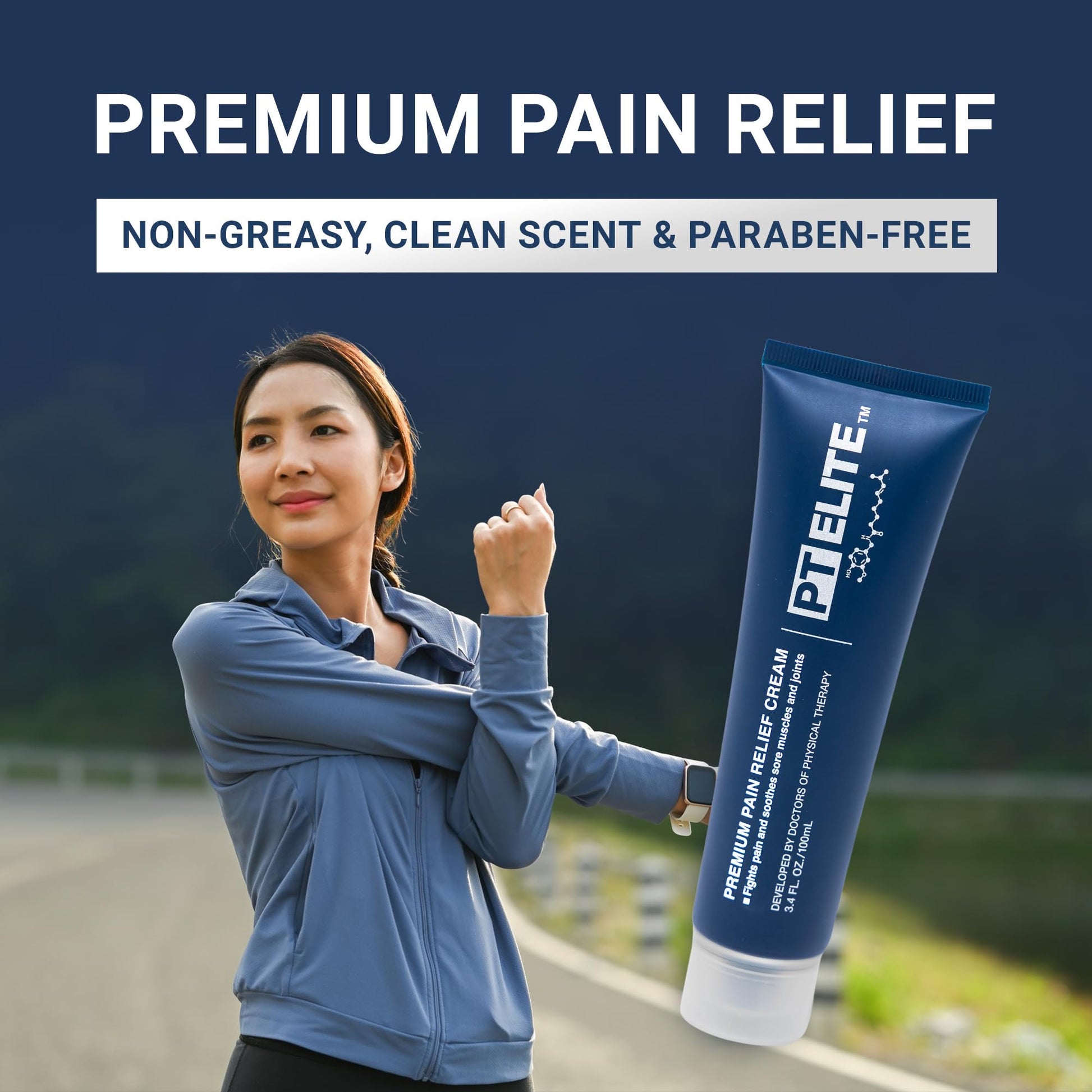 PT Elite Premium Pain Relief Cream, with Capsaicin, Menthol & Arnica, Arthritis, Knee, & Back Pain Relief, Soothes Sore Muscles & Joints, Reduces Stiffness, Non-Greasy, Topical Analgesic, 3.4 oz PT Elite buy supplements canada
