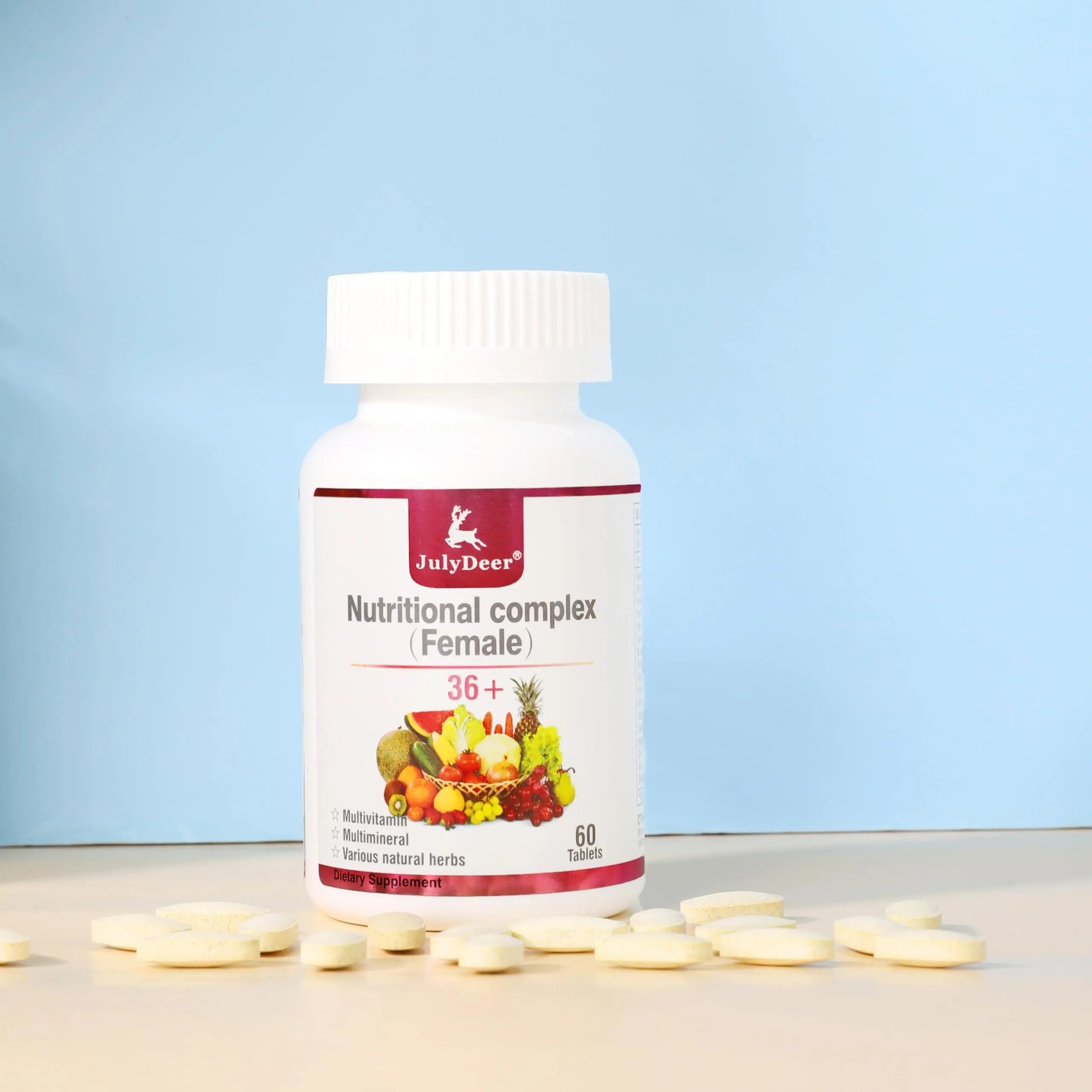 JulyDeer One Daily Tablet Multivitamin for Women - Complete Multimineral with Vitamin A, C, D, E and B-Complex, Zinc & More for Women's Immunity JulyDeer buy supplements canada
