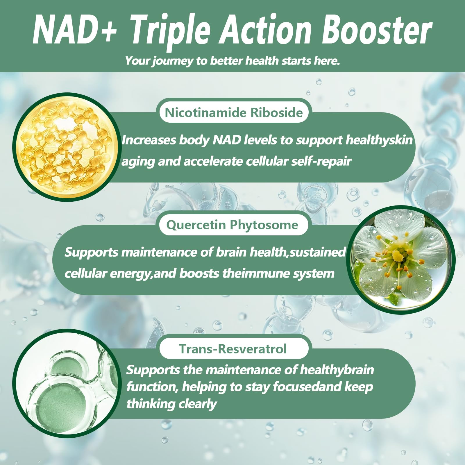 CARE GIFT NAD Supplement, NAD Nicotinamide Riboside Resveratrol 900mg - Liposomal NAD Supplements for Women & Men,NMNH Supplement Alternative for Energy, Focus, Anti-Aging (1 Pack) CARE GIFT buy supplements canada