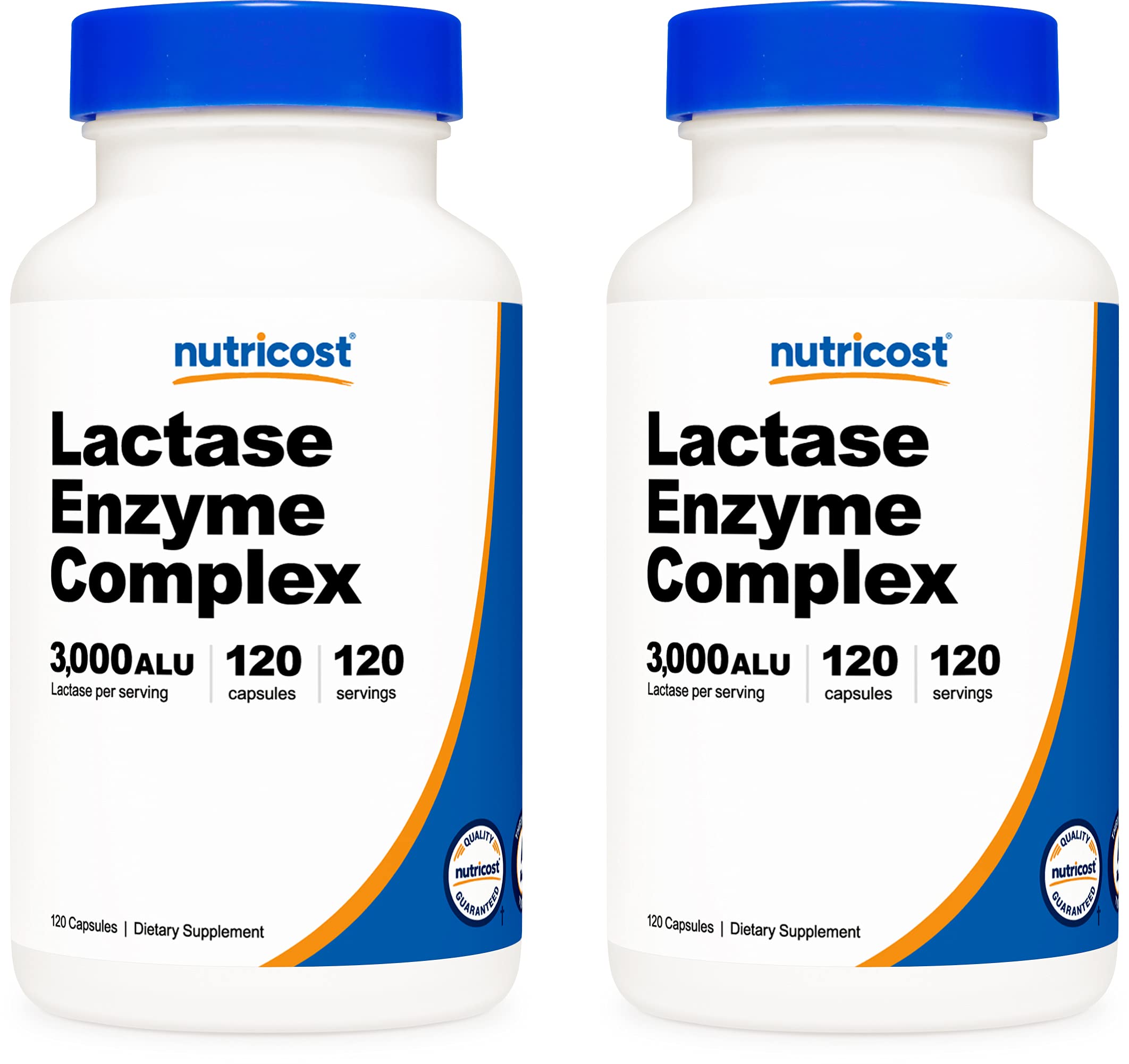 Nutricost Lactase Enzyme Complex 3,000 FCC ALU, 120 Veggie Capsules - Non-GMO Nutricost buy supplements canada