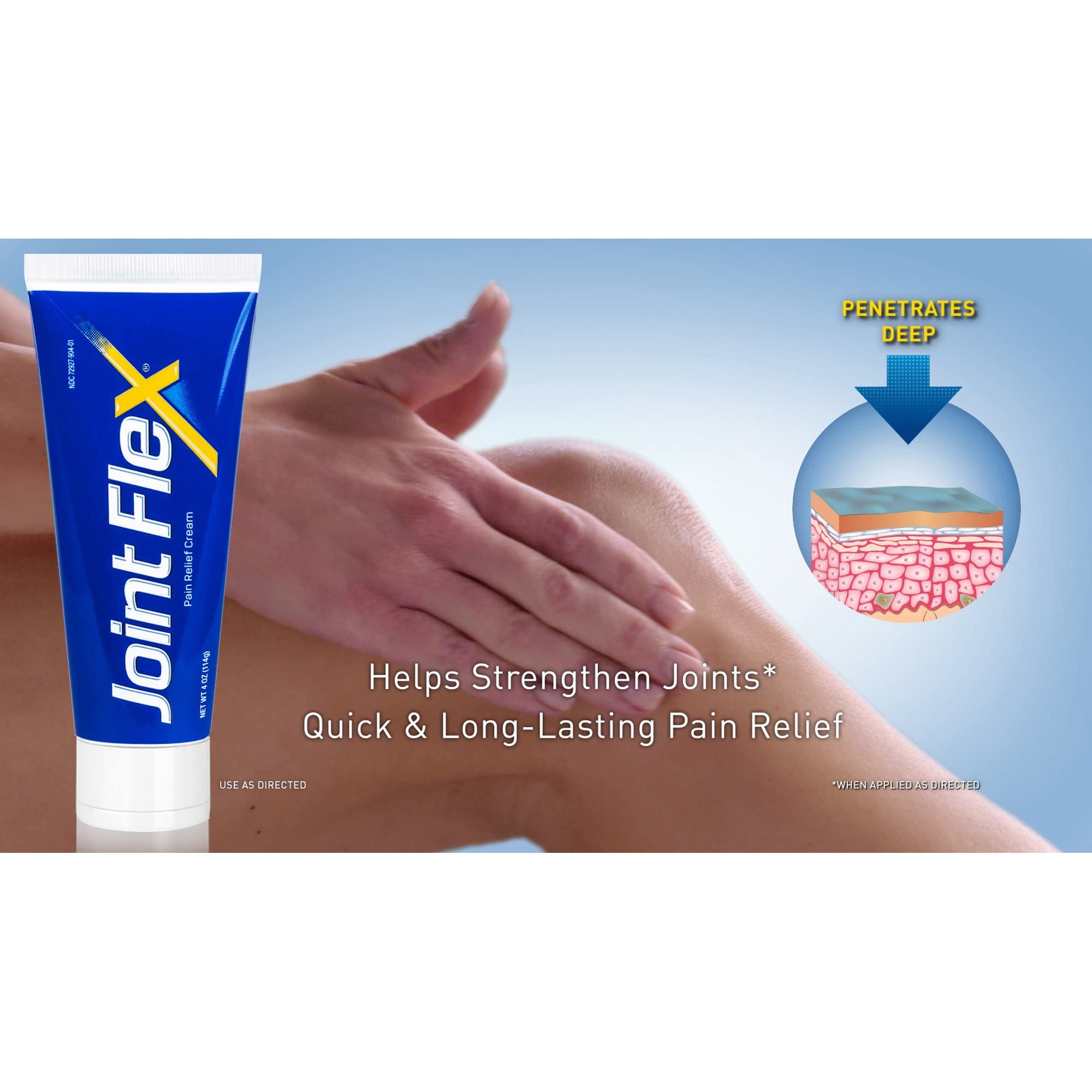JointFlex Arthritis Pain Relief Cream, 4 oz Per Tube (10 Pack) JointFlex buy supplements canada