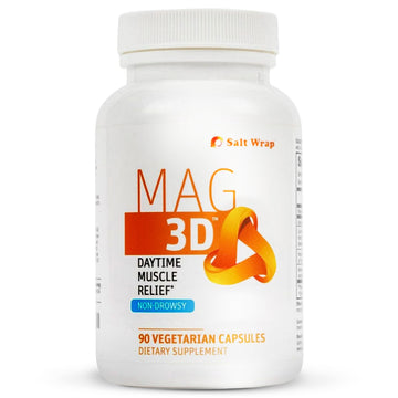 SaltWrap Mag 3D – Daytime (Non-Drowsy) Leg Cramp & Muscle Relief Support - Natural Supplement for Muscle and Nerve Health with Turmeric, Alpha Lipoic Acid & Magnesium SaltWrap buy supplements canada