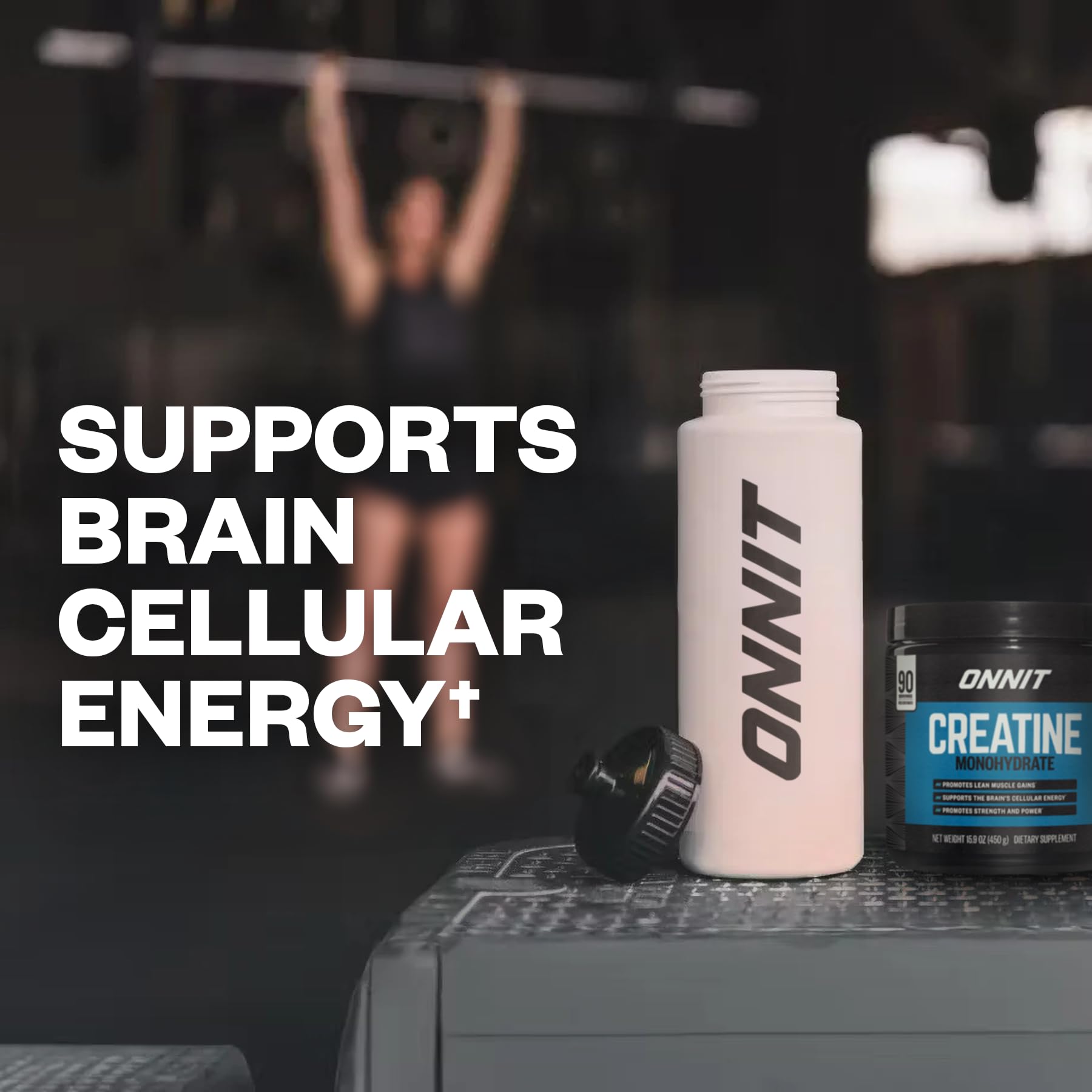 ONNIT Creatine Monohydrate Powder – Unflavored, 90-Serving Value Size – Supports Strength, Lean Muscle, and Brain Energy† – Keto Friendly, No Fillers, 90 Servings, 15.29 oz ONNIT buy supplements canada