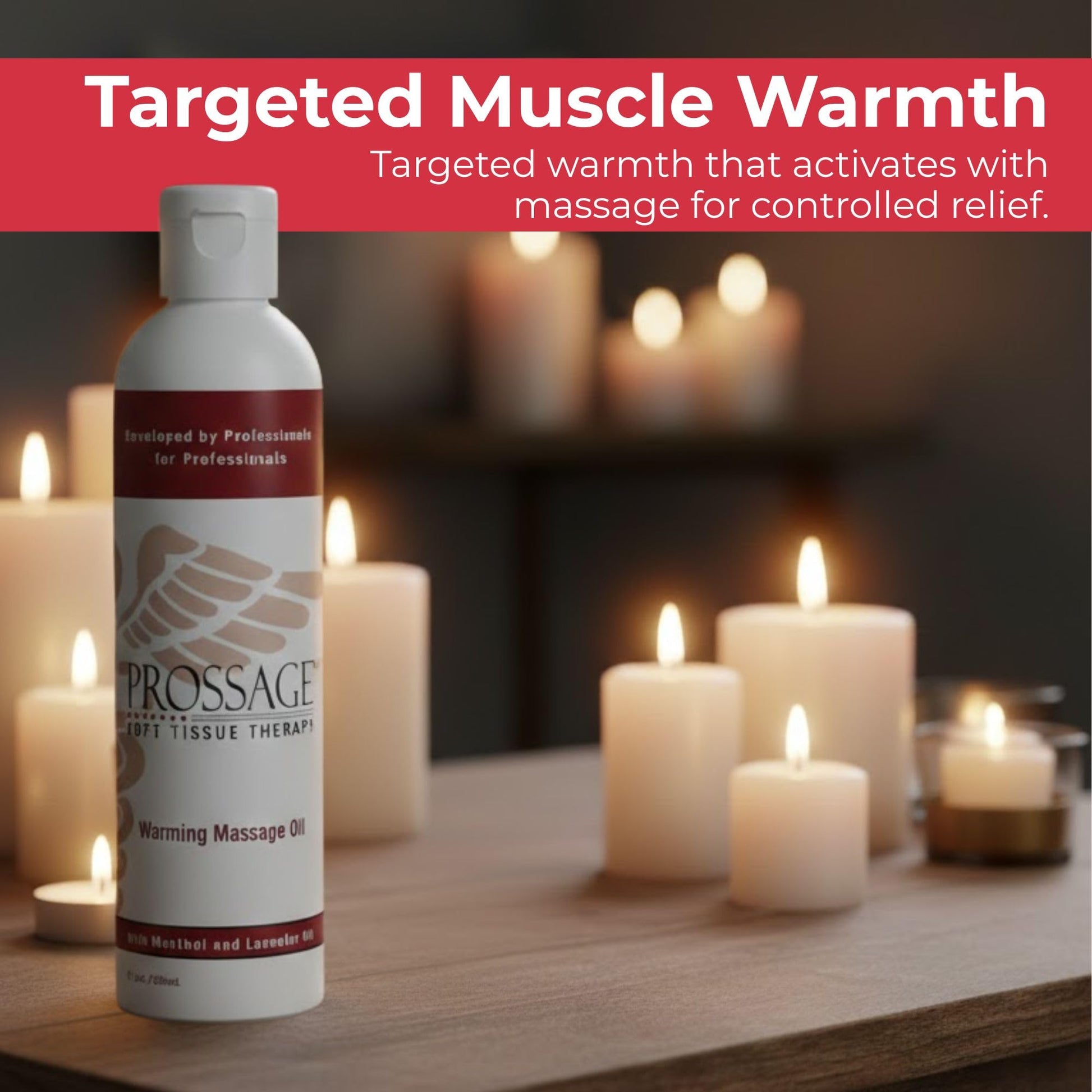 Prossage Heat Warming Relief Massage Oil for Therapuetic Massages, Deep Tissue Massages, and Aromatherapy, Topical Reliever, 8 Ounce Bottle THERABAND buy supplements canada
