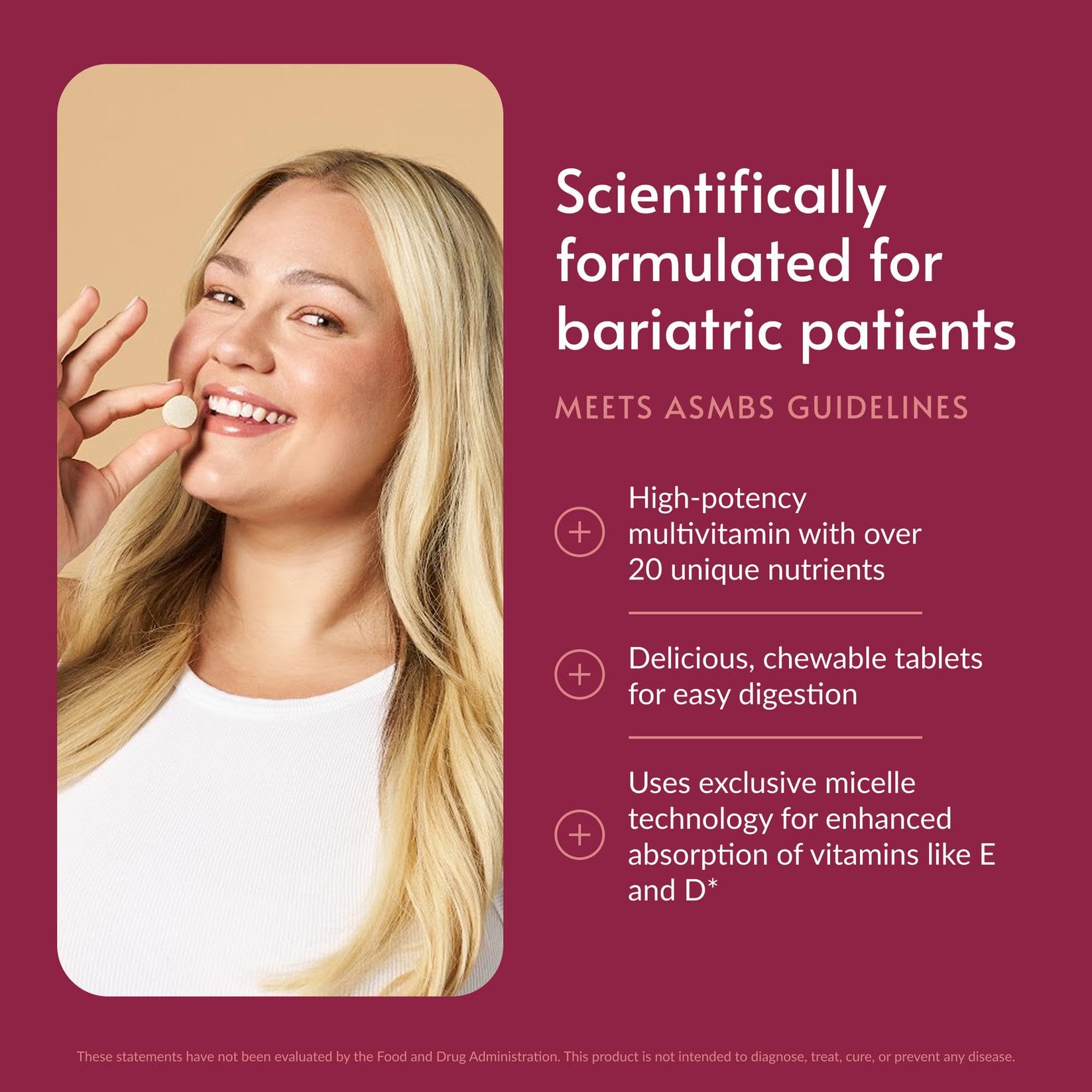 Bariatric Advantage Chewable Advanced Multi EA - High Potency Daily Multivitamin with Iron for Bariatric Surgery Patients Bariatric Advantage buy supplements canada