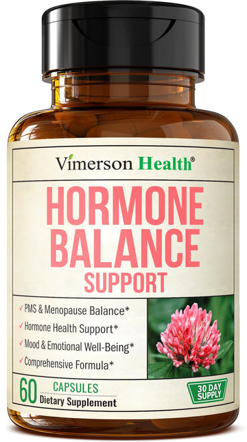 Hormone Harmony for Women with Black Cohosh, Dong Quai & Red Clover – Natural Hormone Balance for Women of All Ages – Supports PMS, Menopause & Mood – Women’s Hormone Balance Supplement – 60 Capsules Vimerson Health buy supplements canada