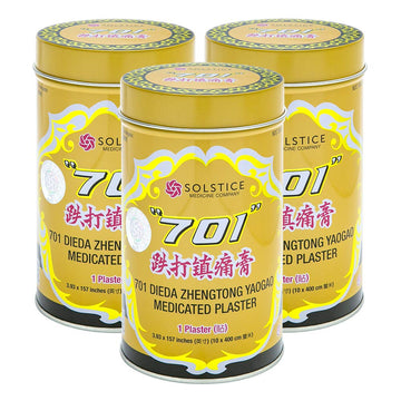 701 Dieda Zhentong Yaogao Medicated Plaster (Genuine Solstice Product) (3 Cans) "701" 701 Dieda Zhengtong Yaogao Medicated Plaster buy supplements canada