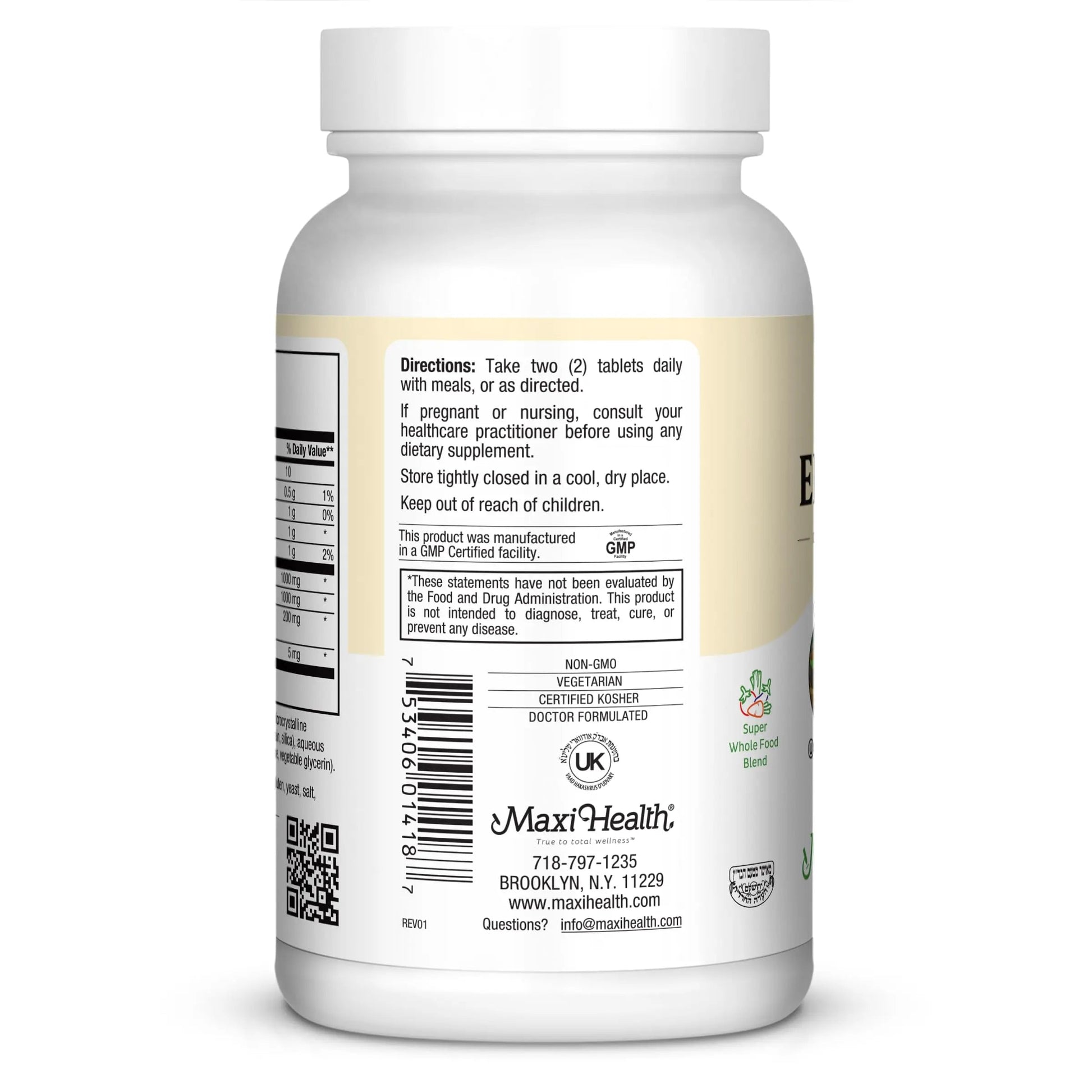 Maxi Health Max Energee - Natural Energy and Stamina Booster - 180 Tablets - Kosher Maxi Health buy supplements canada