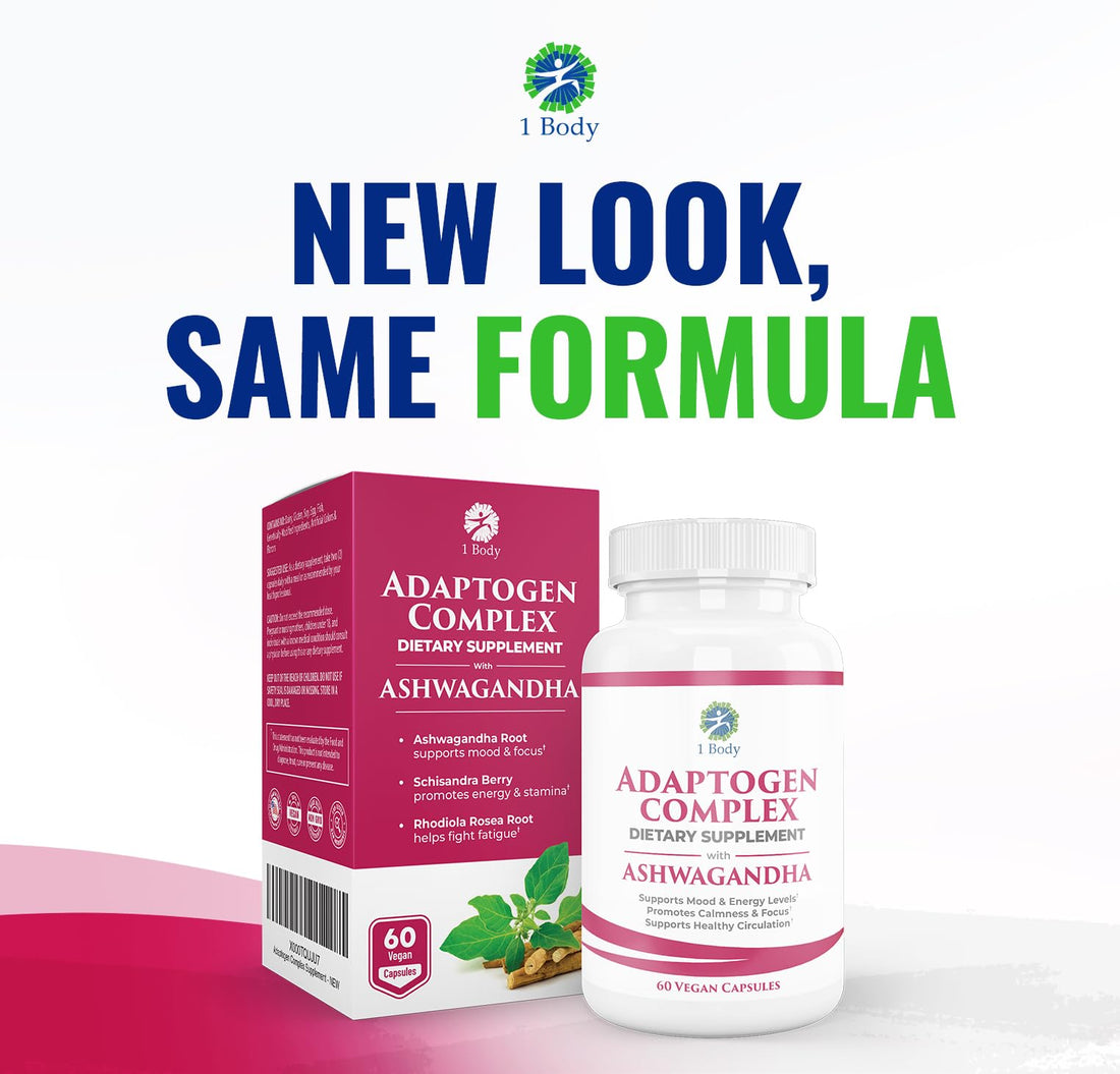 1 Body Adaptogen Complex with Ashwagandha 1 Body buy supplements canada