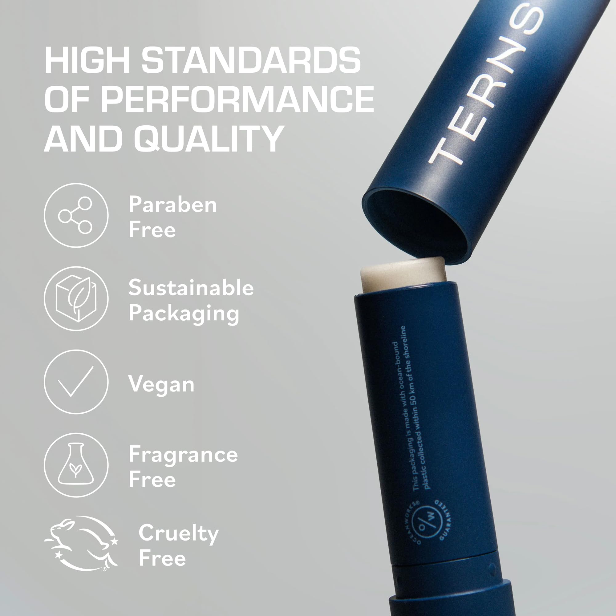 TERNS Everyday Lip Balm | Hyaluronic Acid + Baobab & Meadowfoam Oils, Algae-Powered Sirenas Complex OS, Refreshing Mint, Non-Sticky Cushion Glide, Cruelty-Free TERNS buy supplements canada