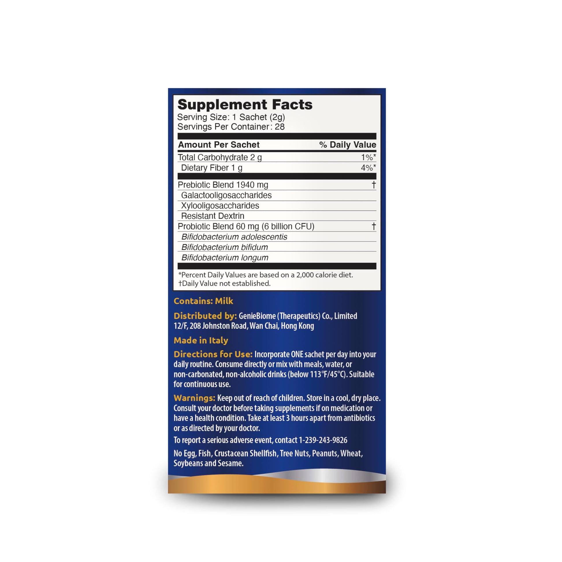 G-NiiB Immunity Elite (SIM01 Synbiotic Formula) - Potent Live probiotics and Added prebiotics to Support Immunity, Regularity, Sleep, Mood, and Skin - 5X More Effective in Reaching the Gut Alive G-NiiB buy supplements canada