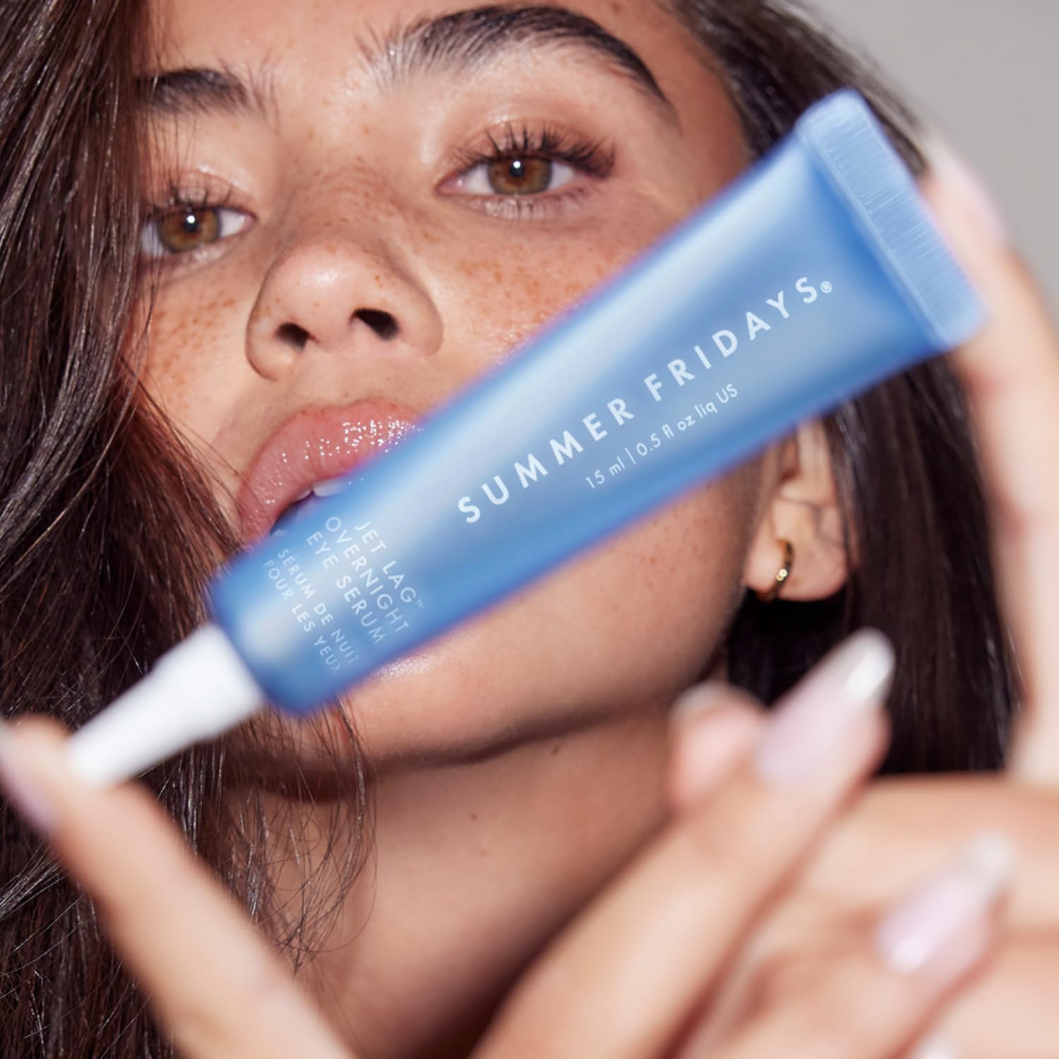 Summer Fridays Jet Lag Overnight Eye Serum - Nourishing Undereye Treatment for Dark Circles - Helps to Hydrate, Smooth, Firm & Depuff - Enriched with Glycerin to Lock in Moisture (0.5 Fl Oz) Summer Fridays buy supplements canada