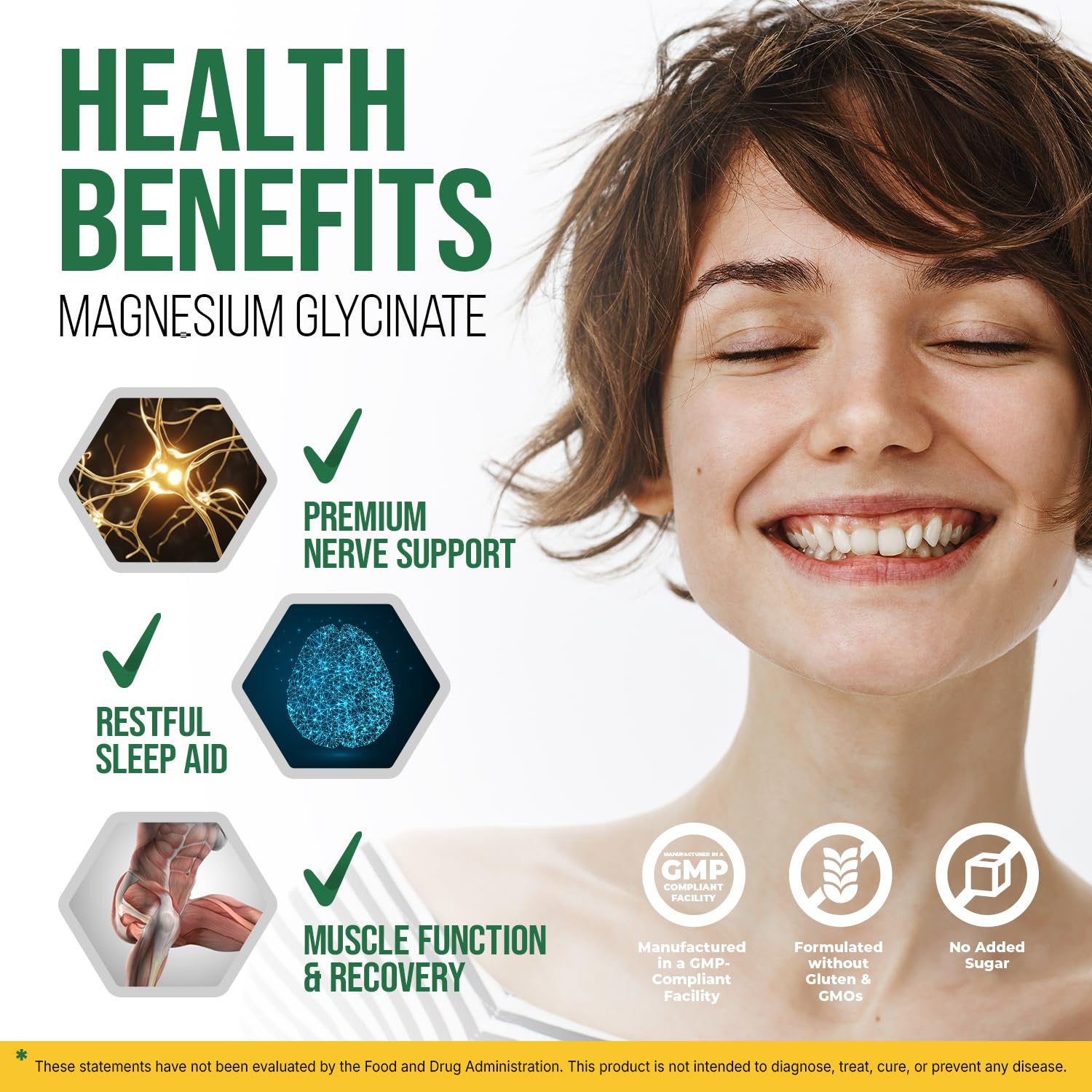 Magnesium Glycinate 500mg Liquid Drops – Sugar-Free Magnesium Supplement, Vegan Formula, 60 mL Flavor Pineapple Vita Guard buy supplements canada