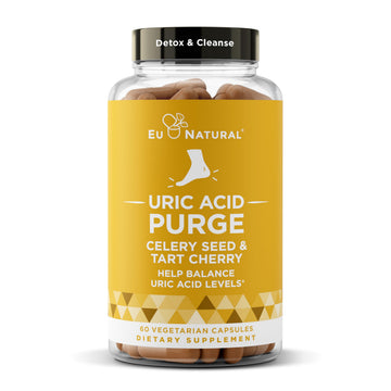 Purge! Uric Acid Flush – Eat & Drink What You Want – Detox and Cleanse with Celery Seed Extract Eu Natural buy supplements canada