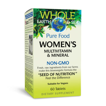 Whole Earth & Sea from Natural Factors, Women's Multivitamin & Mineral, Whole Food Supplement, Vegan, 60 tablets (30 servings) Natural Factors buy supplements canada