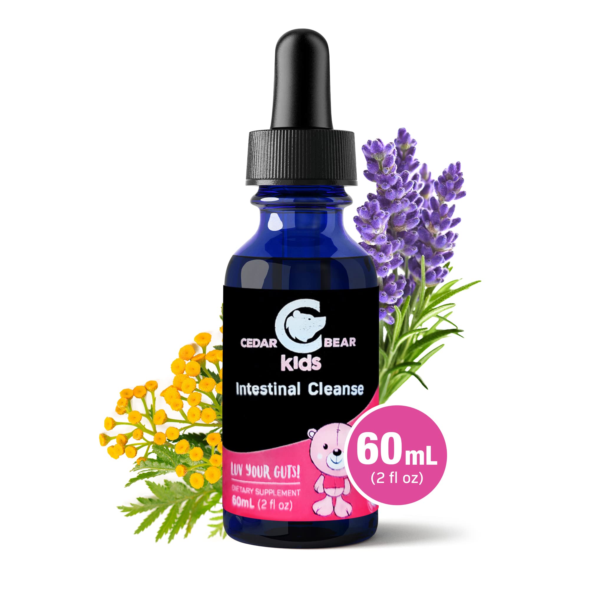 Cedar Bear - Intestinal Cleanse for Kids, Liquid Herbal Supplement for Detox Cleanse Cedar Bear Naturales buy supplements canada