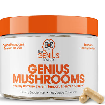 The Genius Brand - Lions Mane, Cordyceps and Reishi- Genius Mushroom The Genius Brand buy supplements canada