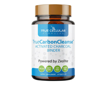 Gut Detox & Liver Cleanse - Organic Activated Charcoal Capsules with Clinoptilolite Zeolite Binder - TrueCarbonCleanse™ Carbon Supplement - 60 Bamboo Charcoal Pills True Cellular Formulas buy supplements canada