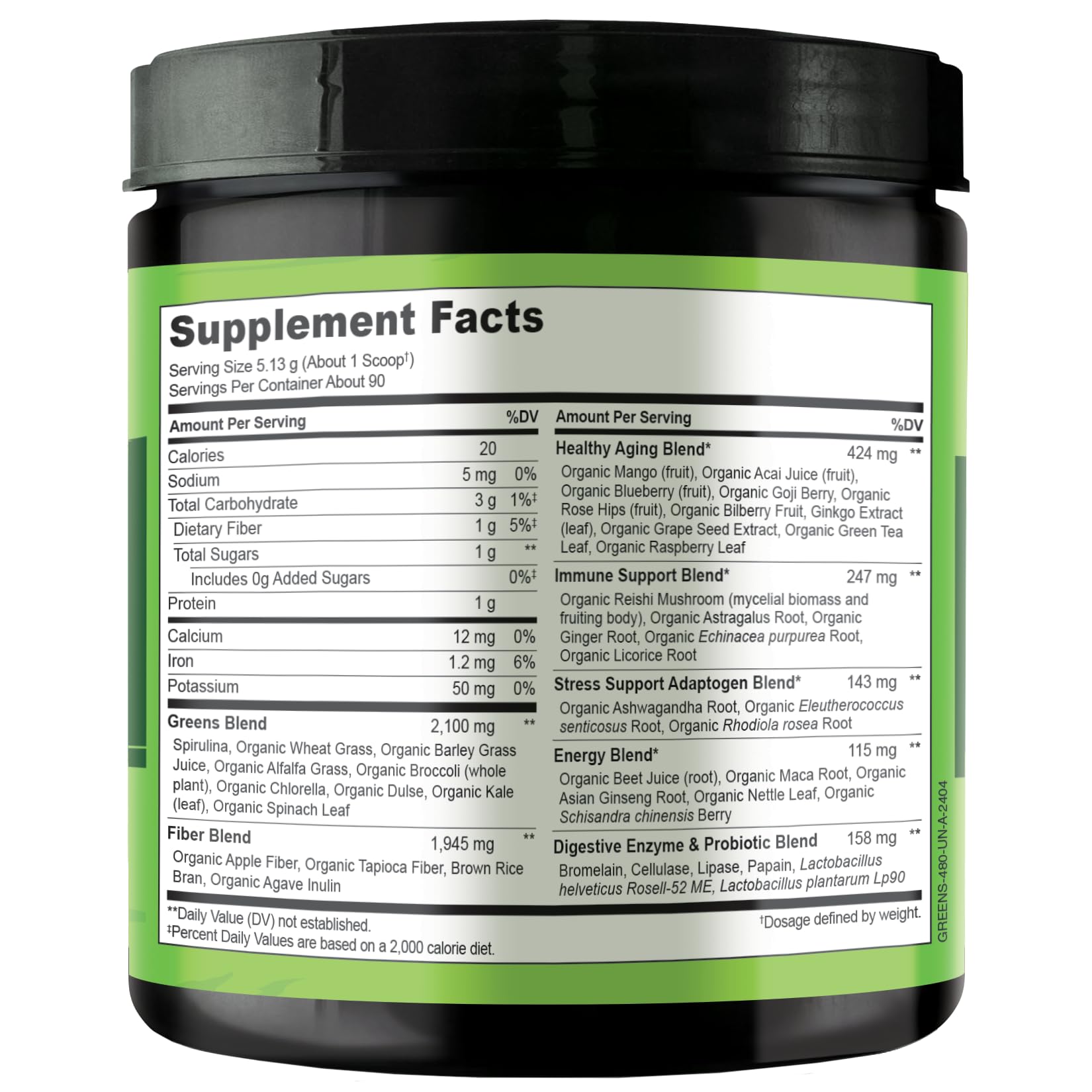NATURELO Raw Greens Superfood Powder - Unsweetened - Boost Energy, Detox, Enhance Health - Organic Spirulina - Wheat Grass - Whole Food Nutrition from Fruits NATURELO buy supplements canada