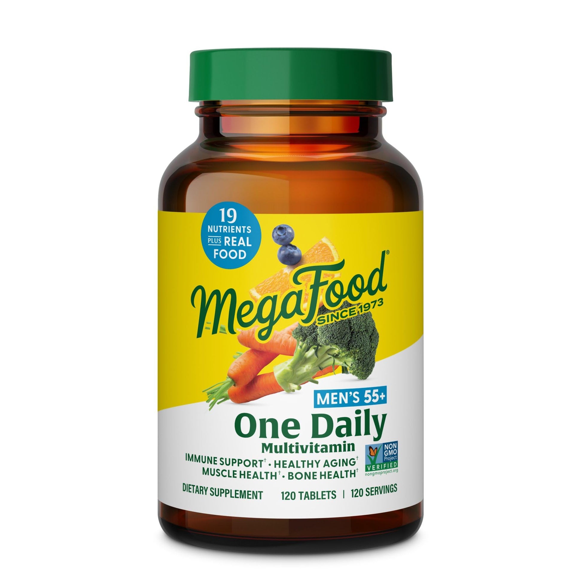 MegaFood Multivitamin for Men 55+ One Daily Mens Multivitamins, Methylated B12, Vitamin D3, C & Zinc MegaFood buy supplements canada