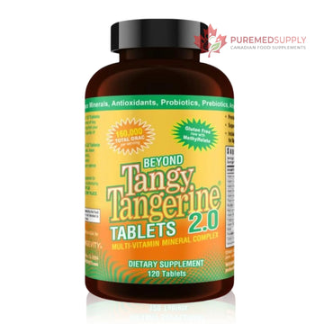 Youngevity Beyond Tangy Tangerine 2.0 Multi-Vitamin & Mineral Complex - Made with Natural & Whole Foods | 160,000 ORAC | 120 Tablets - 2-Pack Youngevity buy supplements canada