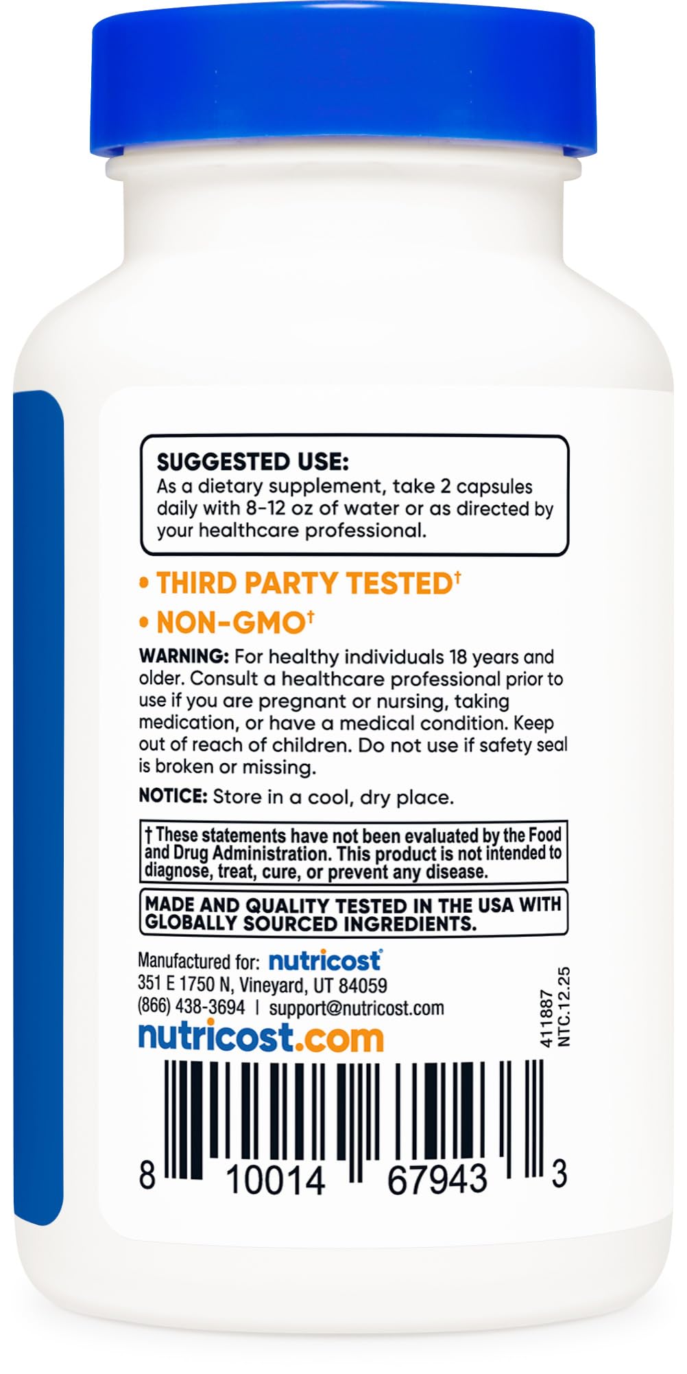 Nutricost Multivitamin for Men 120 Capsules - Vitamins and Minerals for The Healthy Man Nutricost buy supplements canada