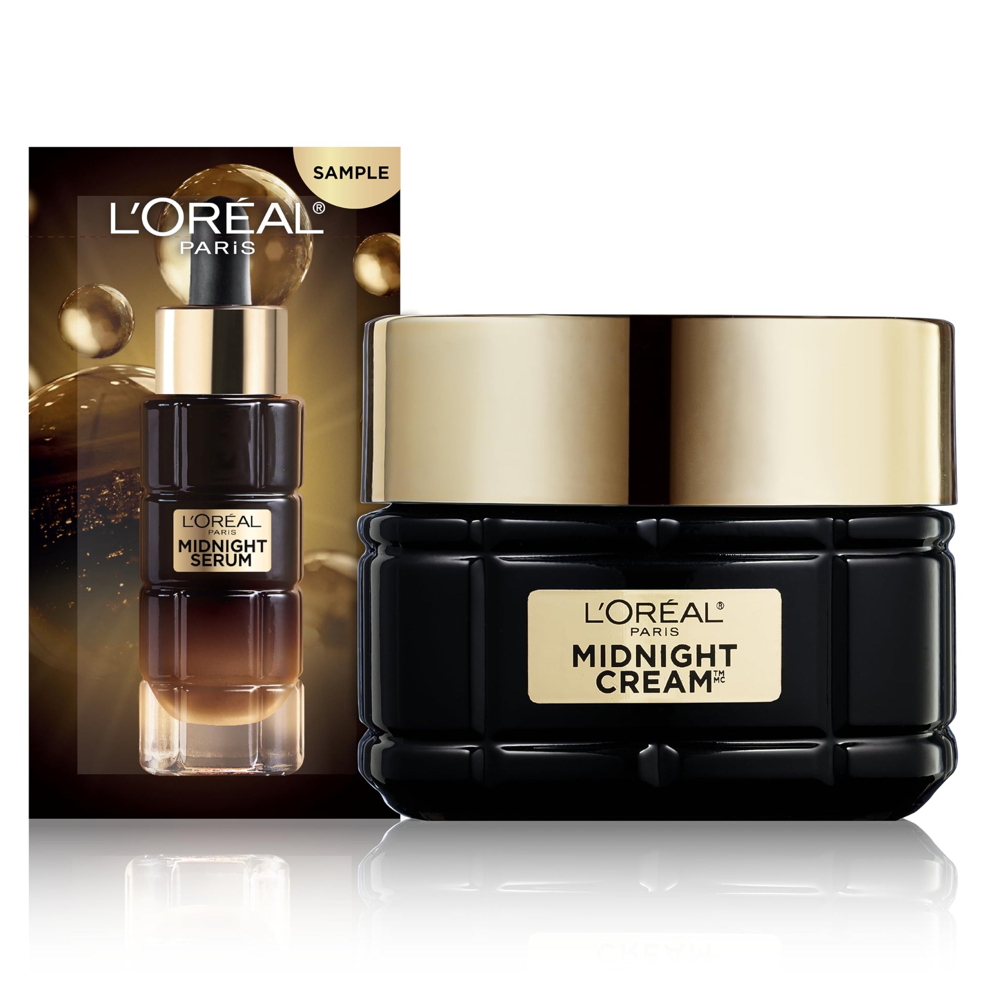 L'Oreal Paris Age Perfect Anti-Aging Midnight Cream, Face Moisturizer to Reduce Wrinkles and Firm Skin, 1.7oz + Serum Sample L'Oreal Paris buy supplements canada