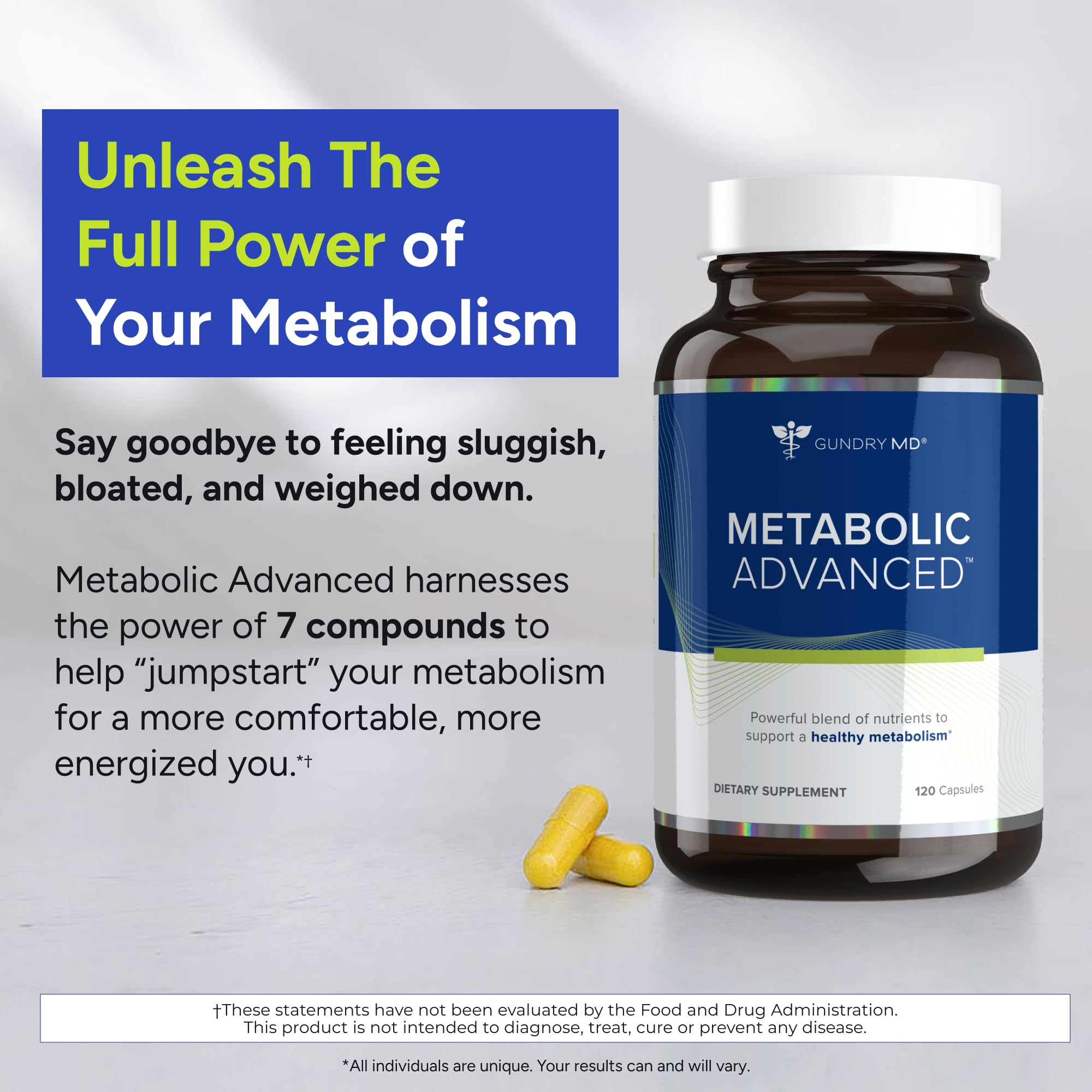 Gundry MD® Metabolic Advanced Nutrient Blend with Berberine to Support Healthy Metabolism, 120 Count Gundry MD buy supplements canada