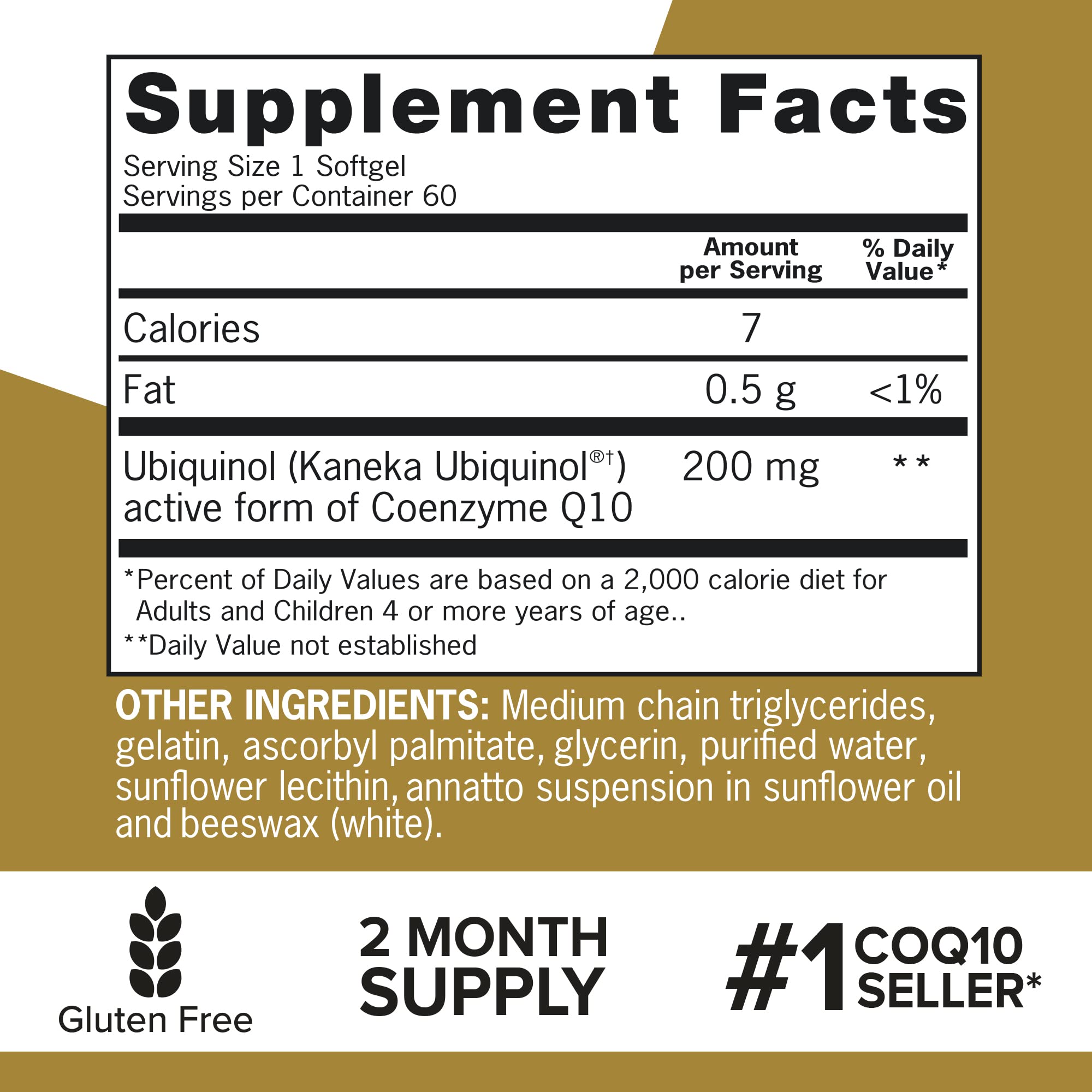 Qunol 200mg Ubiquinol, Powerful Antioxidant for Heart and Vascular Health, Essential for energy production, Natural Supplement Active Form of CoQ10, 60 Count Qunol buy supplements canada