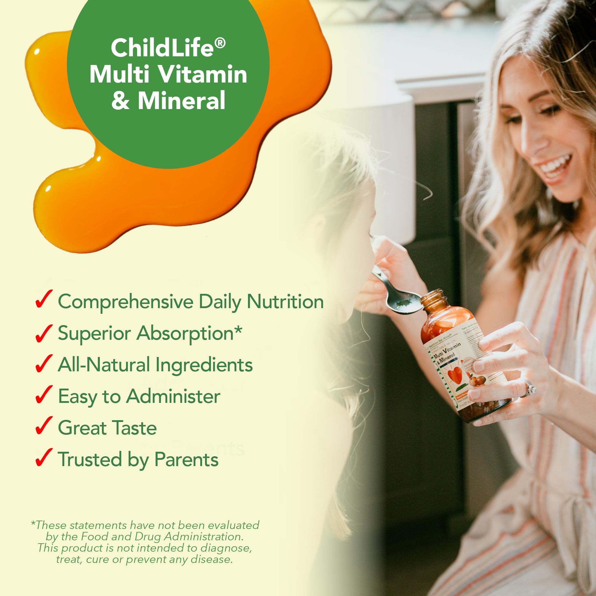 CHILDLIFE ESSENTIALS Kids Multivitamin & Mineral - Kids Vitamins, Liquid Multivitamin for Kids, Toddler Multivitamins, Liquid Vitamins, Baby Multivitamin - Natural Orange & Mango, 8 Fl Oz (Pack of 2) CHILDLIFE ESSENTIALS buy supplements canada