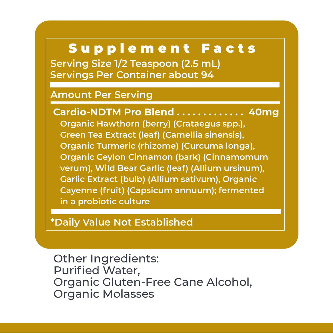 Premier Research Labs Fermented Cardio-ND - Cardio Heart Health, Cardio Support Liquid Fermented in Probiotics for Women, Men, Adults, Supports Heart Health with Hawthorne Berry - 8 fl oz Bottle Premier Research Labs buy supplements canada