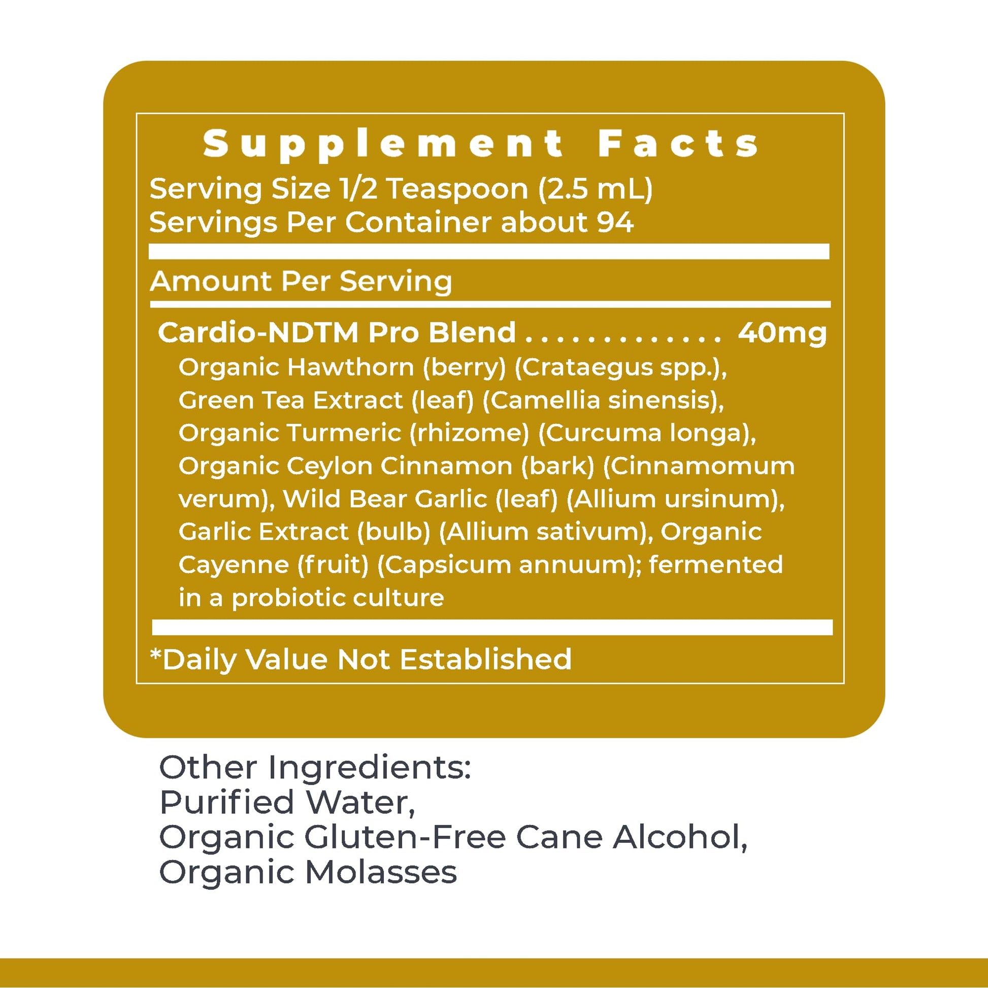 Premier Research Labs Fermented Cardio-ND - Cardio Heart Health, Cardio Support Liquid Fermented in Probiotics for Women, Men, Adults, Supports Heart Health with Hawthorne Berry - 8 fl oz Bottle Premier Research Labs buy supplements canada