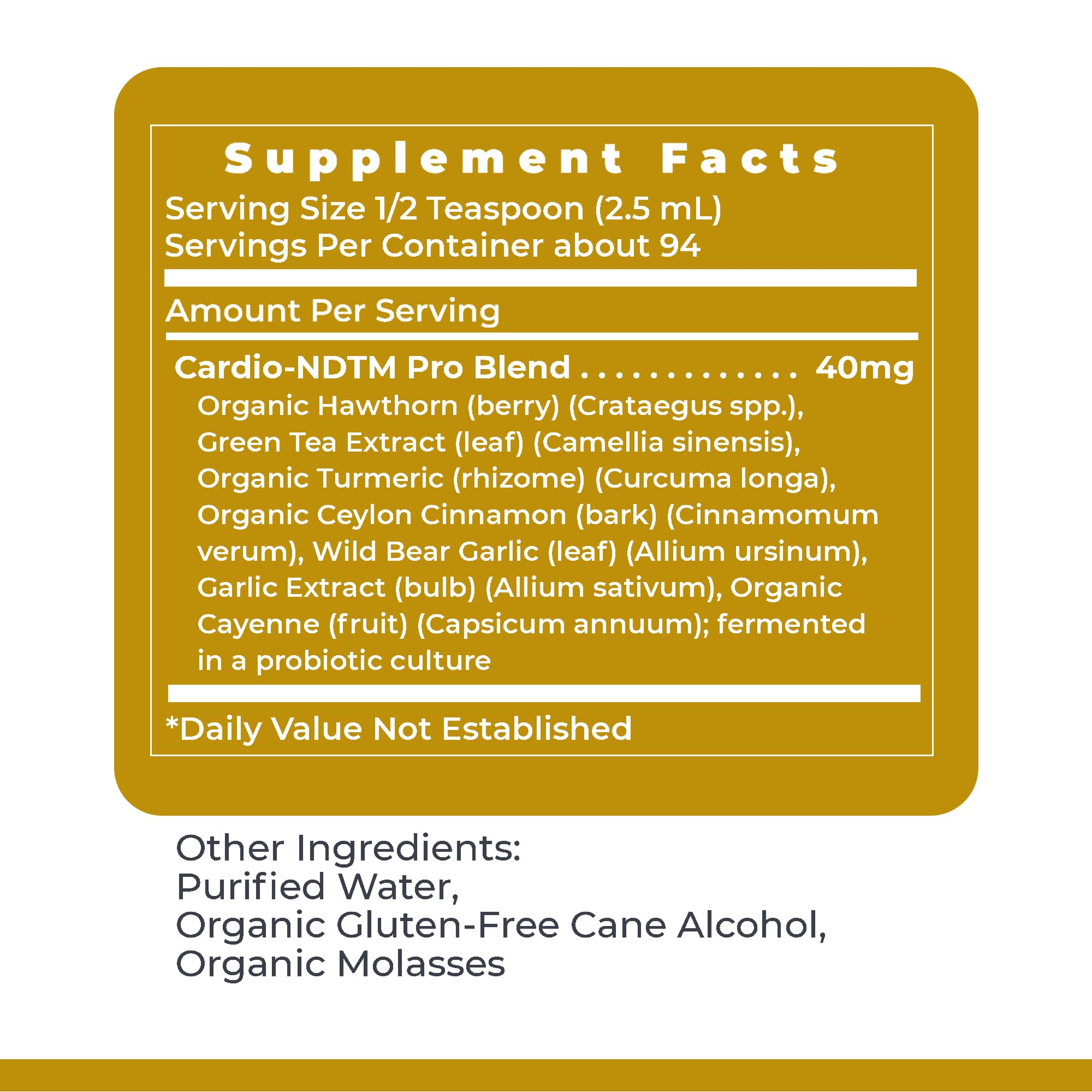 Premier Research Labs Fermented Cardio-ND - Cardio Heart Health, Cardio Support Liquid Fermented in Probiotics for Women, Men, Adults, Supports Heart Health with Hawthorne Berry - 8 fl oz Bottle Premier Research Labs buy supplements canada