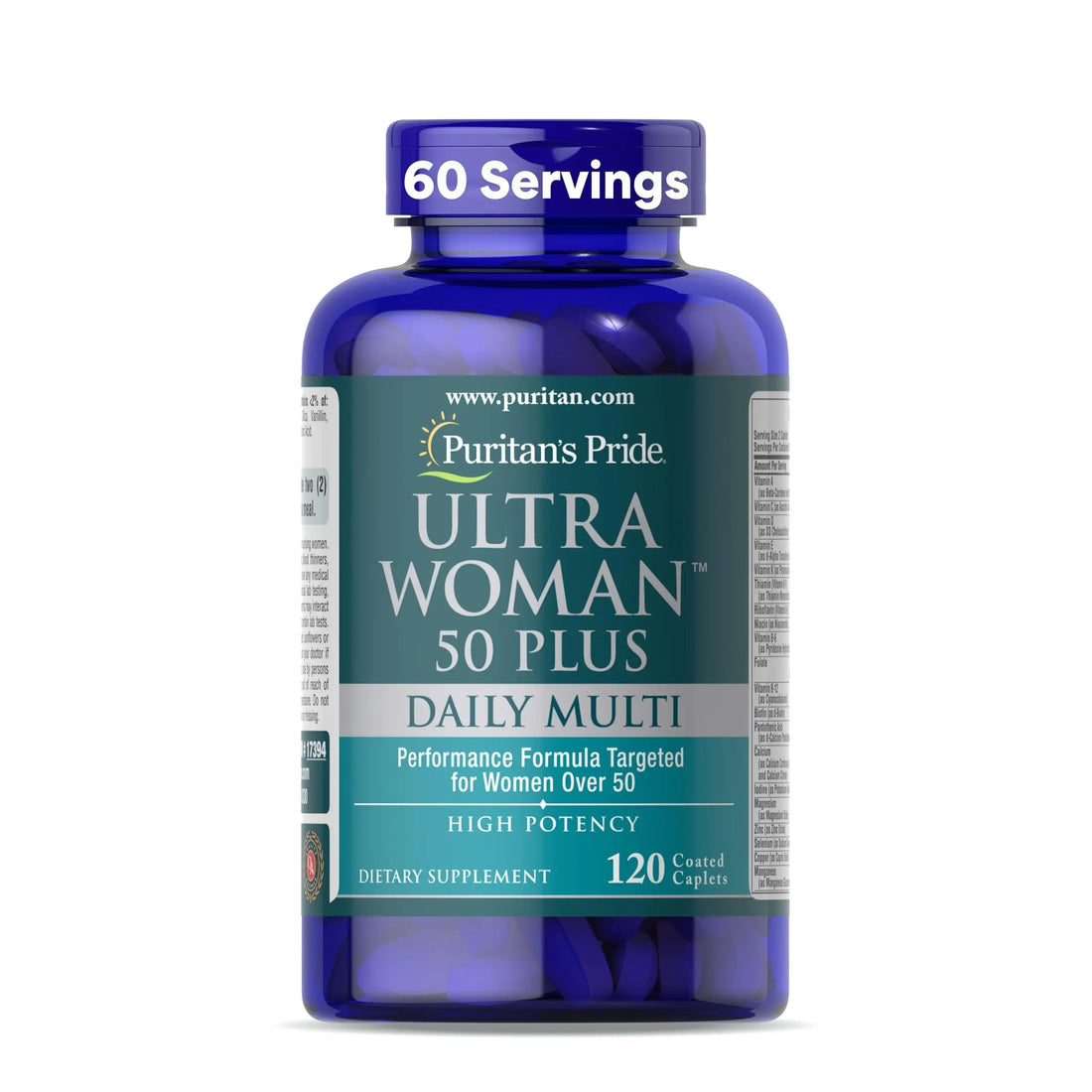 Puritan's Pride Ultra Woman 50 Plus High Potency Performance Time Release Daily Multivitamin with Zinc Puritan's Pride buy supplements canada