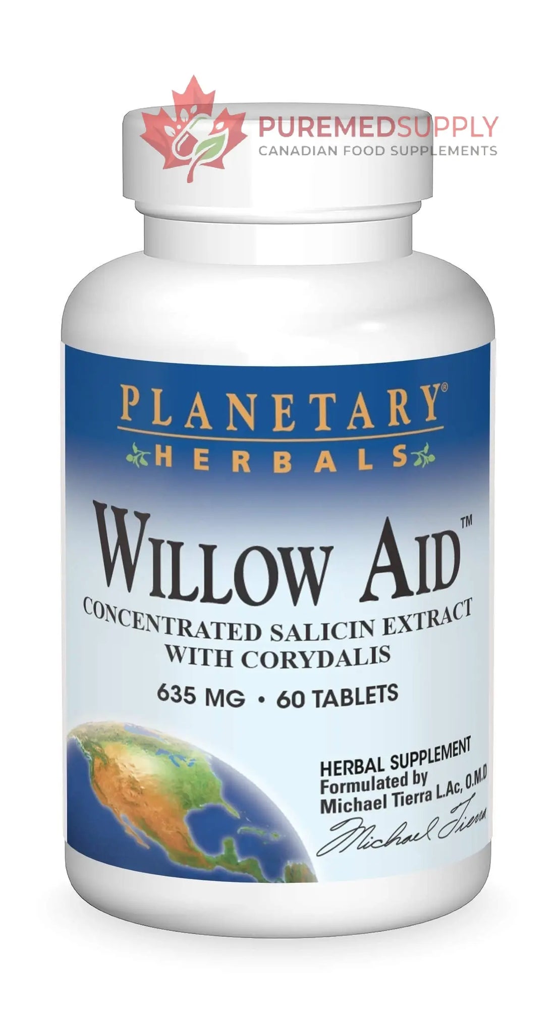 Planetary Herbals Willow Aid Tablets, 60 Count Planetary Herbals buy supplements canada