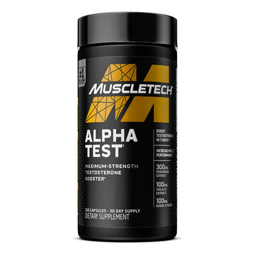 Testosterone Booster for Men, MuscleTech AlphaTest, Tribulus Terrestris & Boron Suppleme MuscleTech buy supplements canada