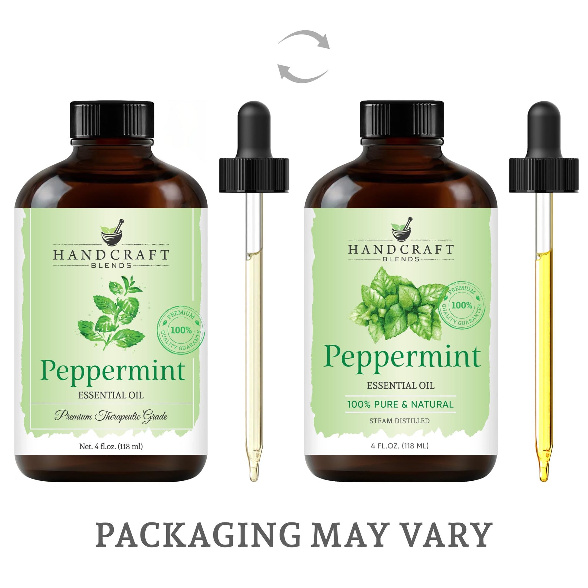 Handcraft Blends Peppermint Essential Oil - Huge 4 Fl Oz - 100% Pure and Natural - Premium Grade Handcraft Blends buy supplements canada