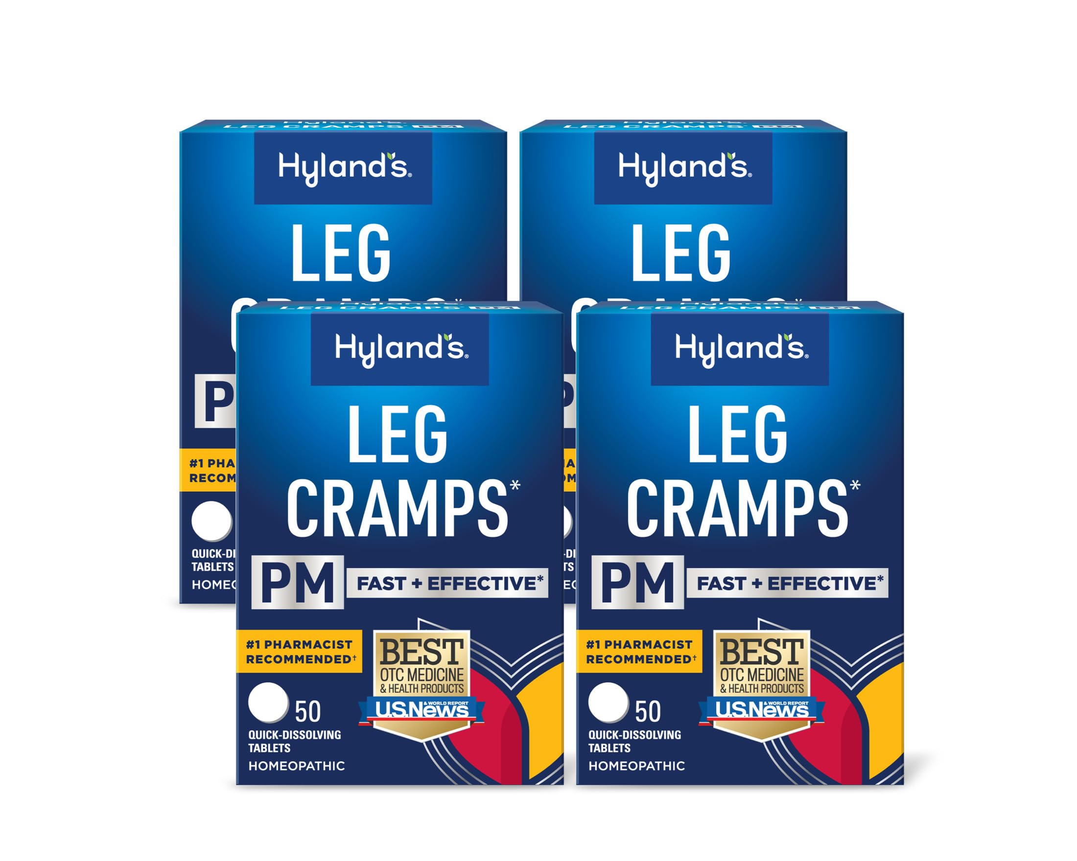 Hyland's Leg Cramps PM, Relief of Nighttime Leg, Calf, and Foot Cramps, 50 Quick-Dissolving Tablets 4-Pack (200 Total) Hyland's buy supplements canada