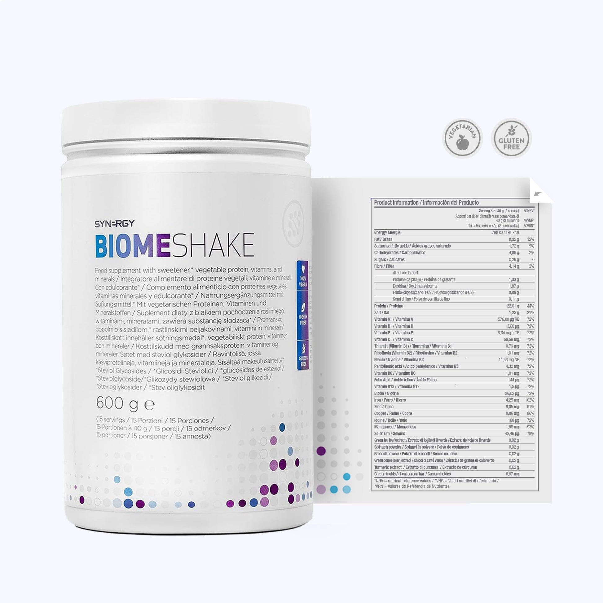 Synergy Worldwide Biome Shake 600 g | 22g Protein Powder Supplement | High in nutrients, Vitamins and Minerals Synergy Worldwide buy supplements canada