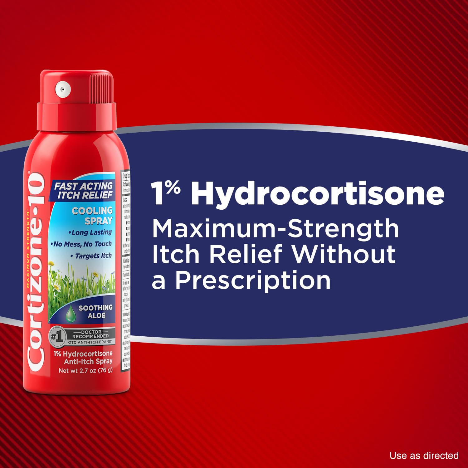 Cortizone 10 Maximum Strength Soothing Aloe Itch Relief Cooling Spray, 1% Hydrocortisone, Fast-Acting, Anti-Itch Spray for Bug Bites, Rash, Eczema, Psoriasis, Poison Ivy, Oak, Sumac, 2.7 oz Cortizone 10 buy supplements canada