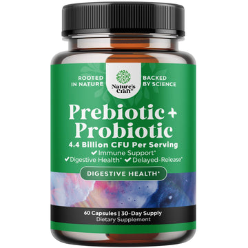 Prebiotics and Probiotics Gut Health Supplement-Super Potent Digestive Health Acidophilus Probiotic Capsules with Men & Womens Probiotics & Prebiotics Natures Craft buy supplements canada