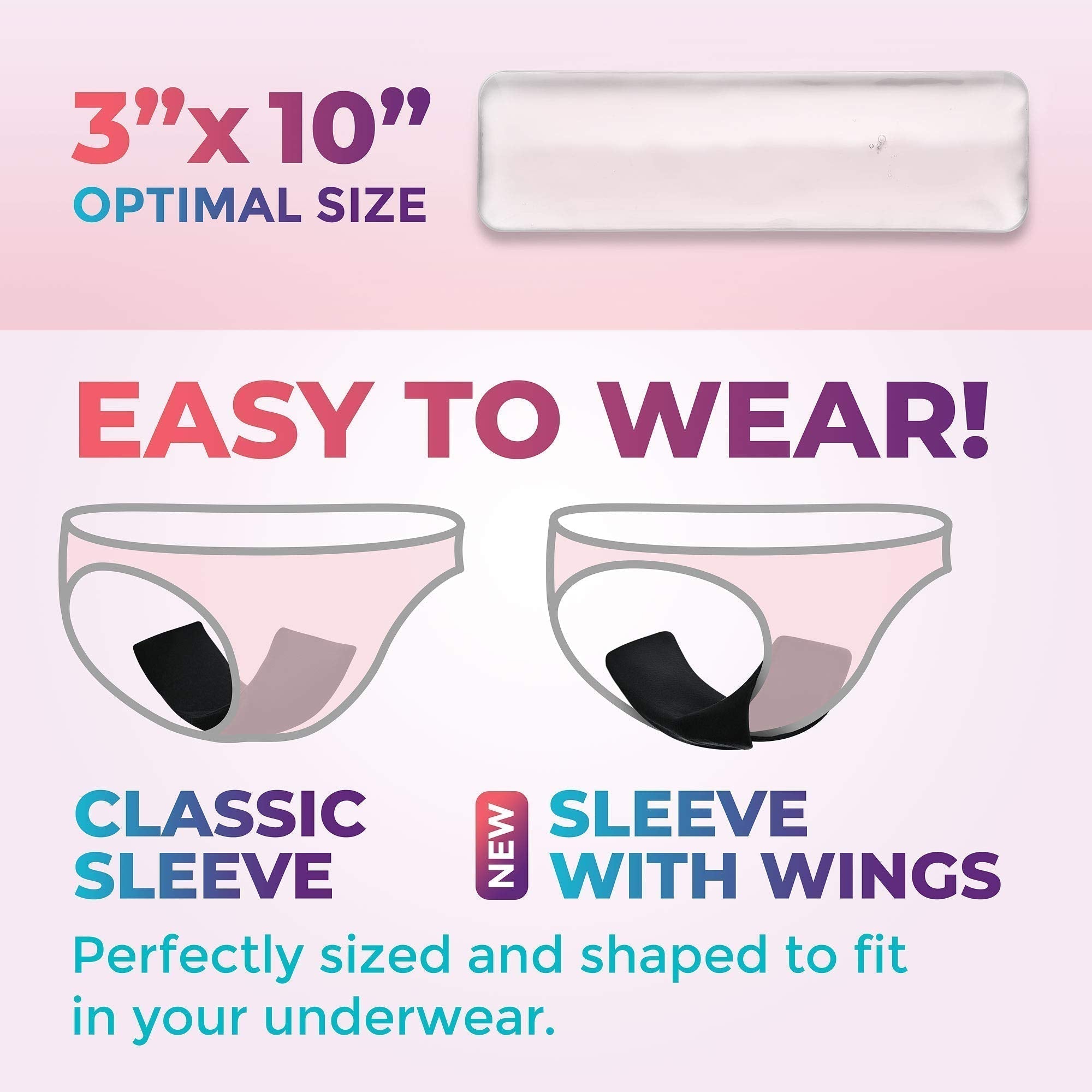 Reusable Perineal Ice Packs with Washable Sleeves – for Hemorrhoids, Postpartum Vaginal Pain PhysioNatural buy supplements canada