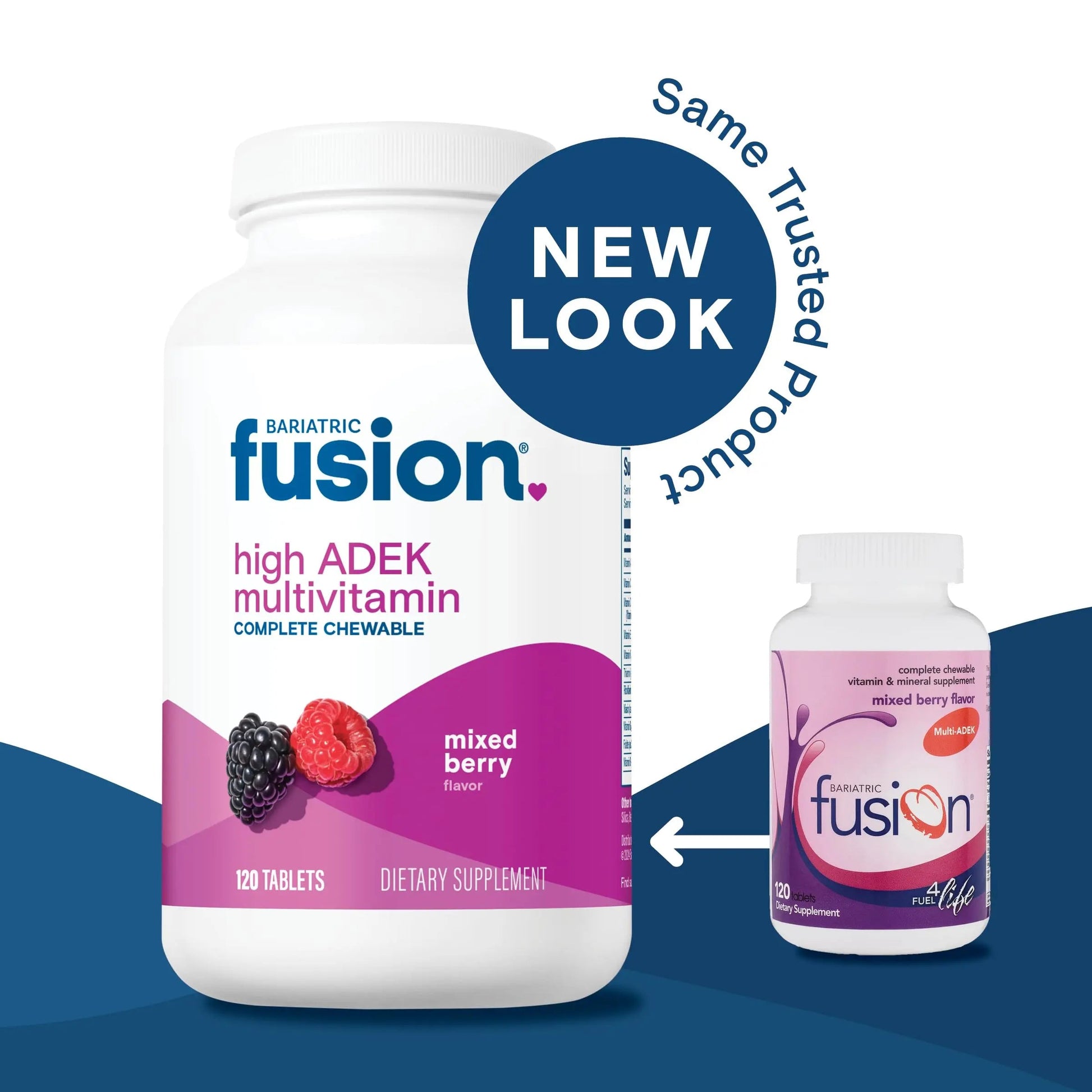 Bariatric Fusion Chewable Multivitamin with High ADEK Vitamins | Multi for Duodenal Switch Patients | Mixed Berry Flavored Tablets | Bariatric Fusion buy supplements canada