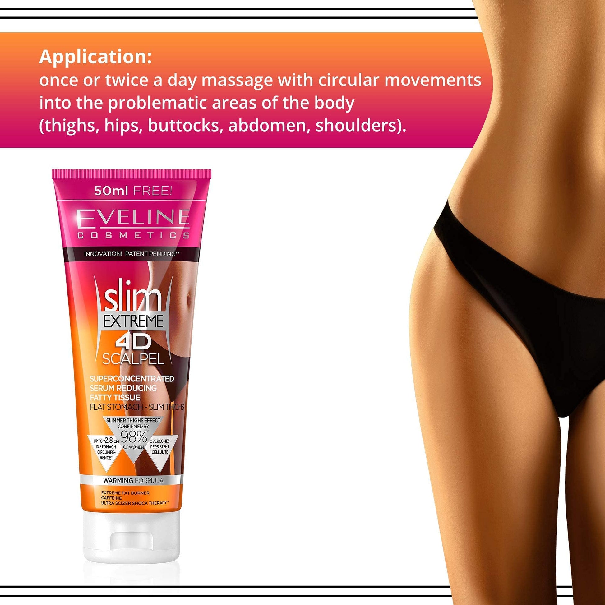 Slim Extreme 4D Scalpel Super Concentrated Serum Reducing Fatty Tissue Eveline Cosmetics buy supplements canada