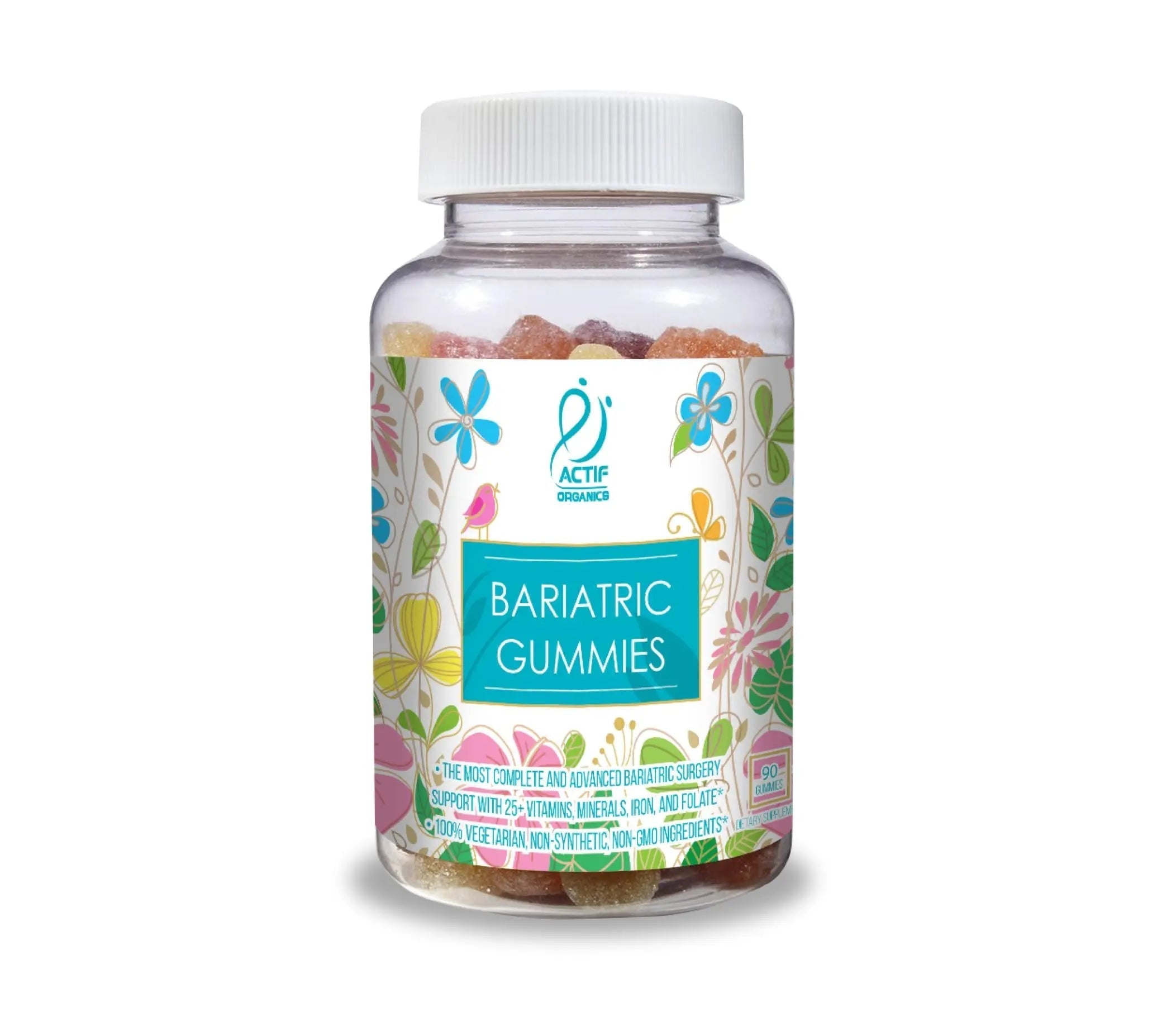 ACTIF Organic Bariatric Gummies with 25+ Organic Vitamins and Minerals for Bariatric Surgery, Advanced Formula ACTIF buy supplements canada