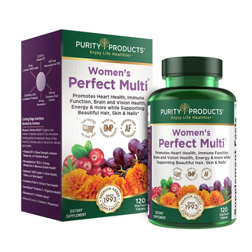 Purity Products Women’s Perfect Multi Balanced Multivitamin - Supports Urinary Tract Health, Immune, Bone + Muscle, Hair, Skin, Nails Purity Products buy supplements canada