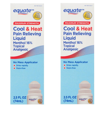 Equate Maximum Strength Cool & Heat, Equate Cool & Heat Pain Relief, Joint Pain Relief, 2.5 fl. oz, Pack of 2 Aus Healthcare buy supplements canada