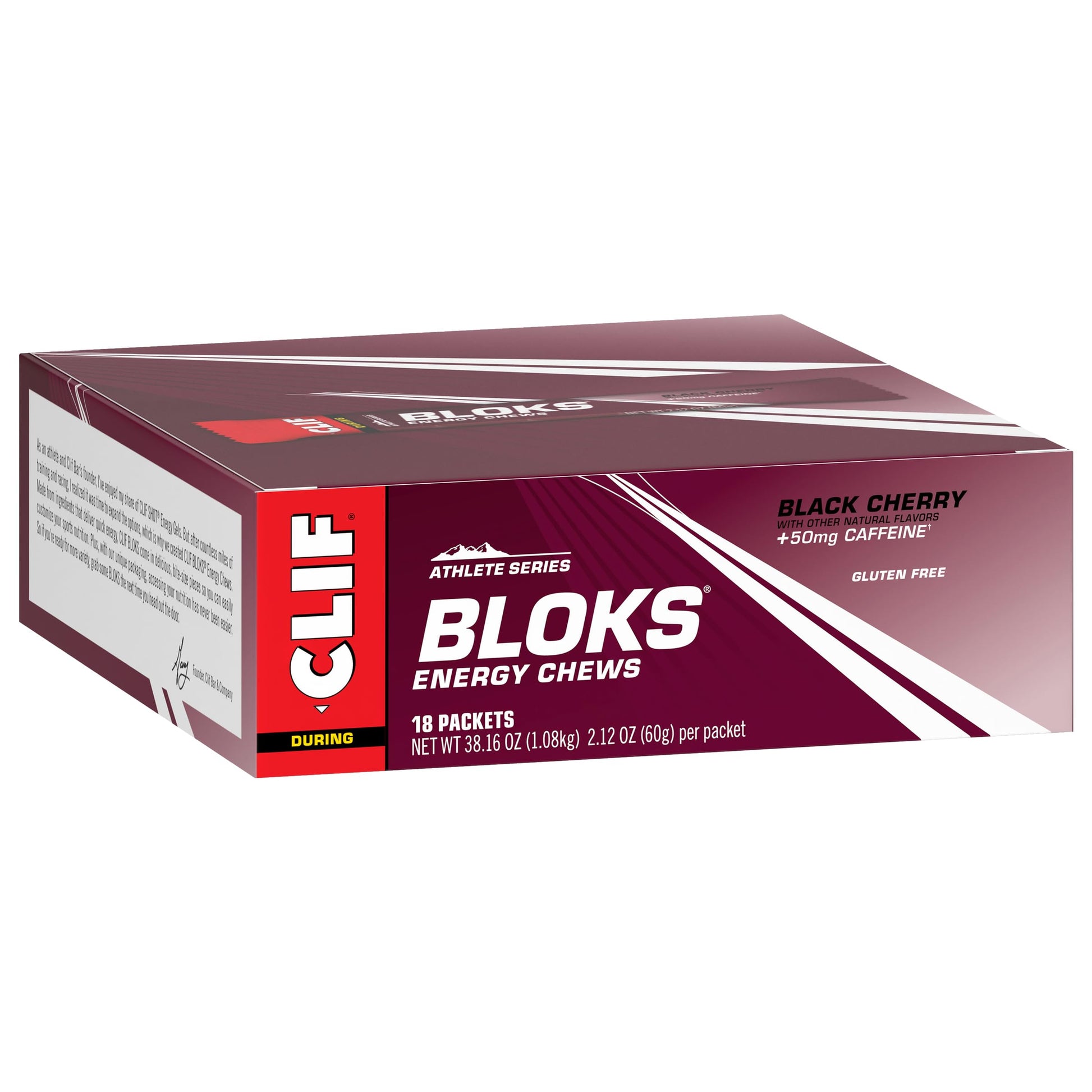 CLIF BLOKS - Black Cherry Flavor with Caffeine - Energy Chews - Non-GMO Clif Bar buy supplements canada